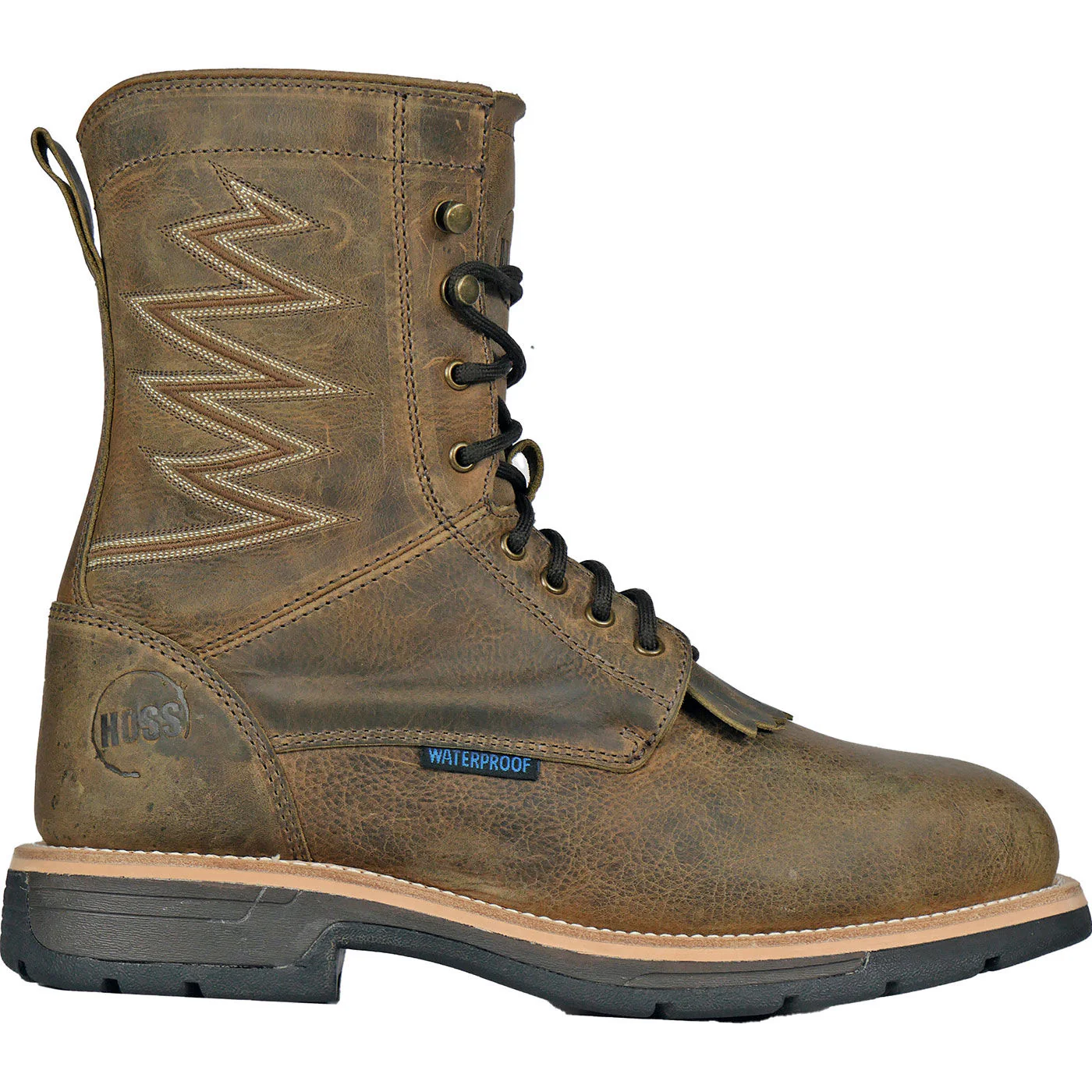HOSS Brisbee Lacer Men's 8-inch Composite Toe Electrical Hazard Waterproof Work Boot - Image 3