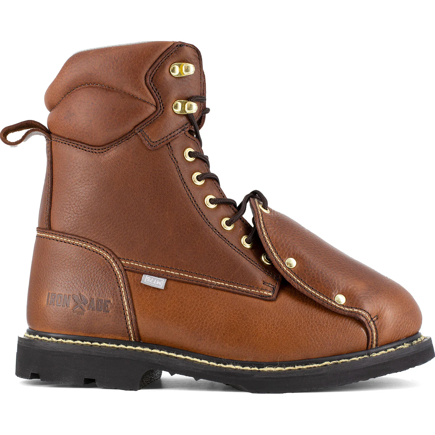 Iron Age Groundbreaker Men's 8-inch External Met Guard Steel Toe Work Boot - Image 3
