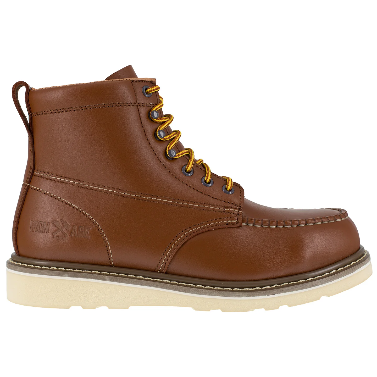 Iron Age Reinforcer Men's Steel Moc Toe Electrical Hazard Leather Work Boot - Image 3