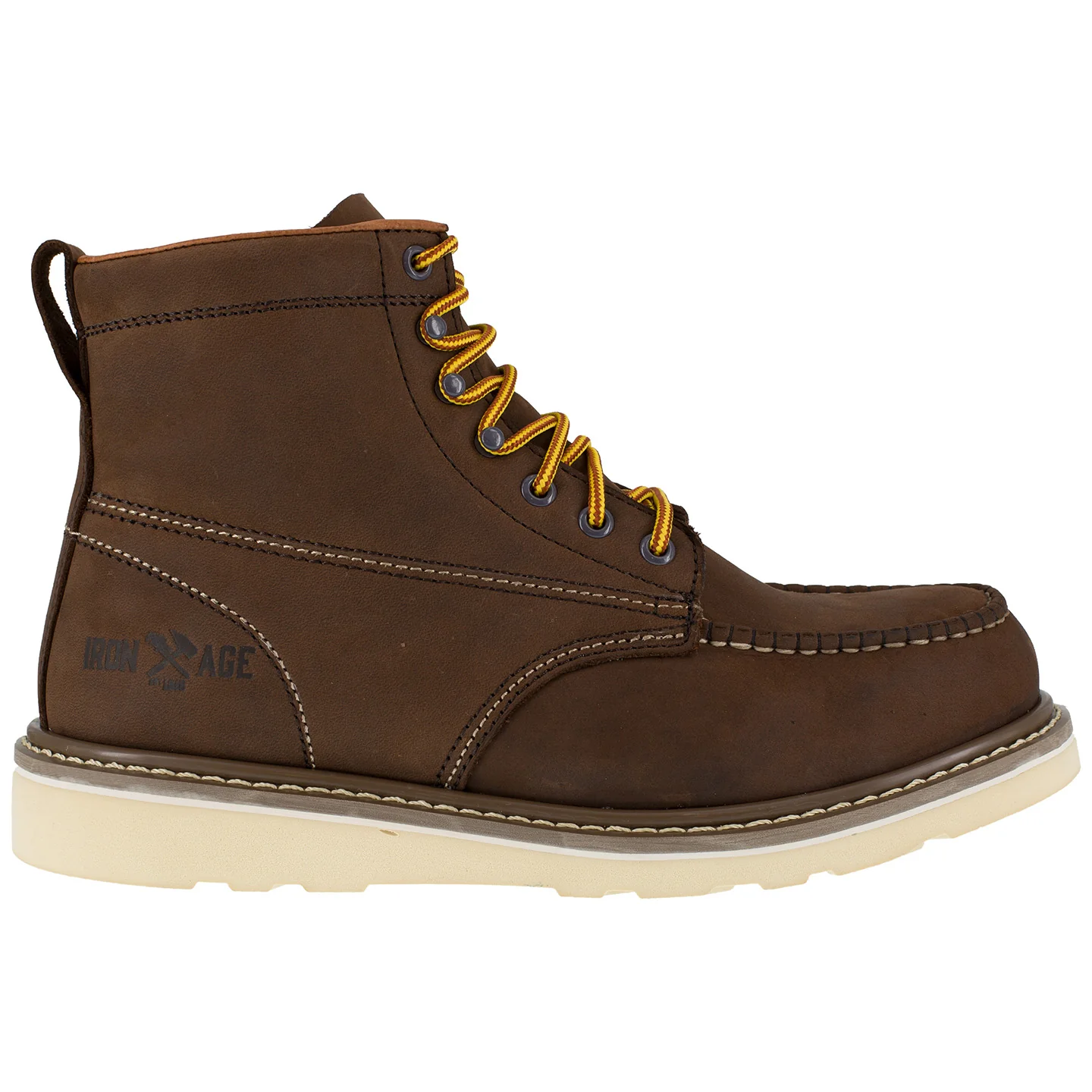 Iron Age Reinforcer Men's Steel Moc Toe Electrical Hazard Leather Work Boot - Image 3