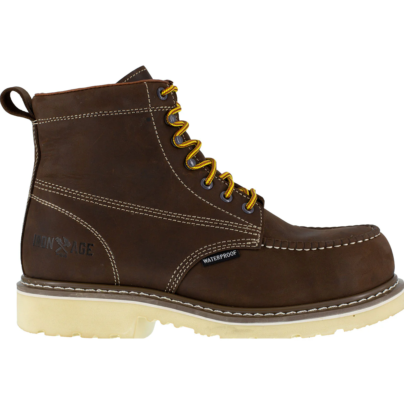 Iron Age Solidifier Men's Moc Composite Toe Electrical Hazard Waterproof Work Boot - Image 3