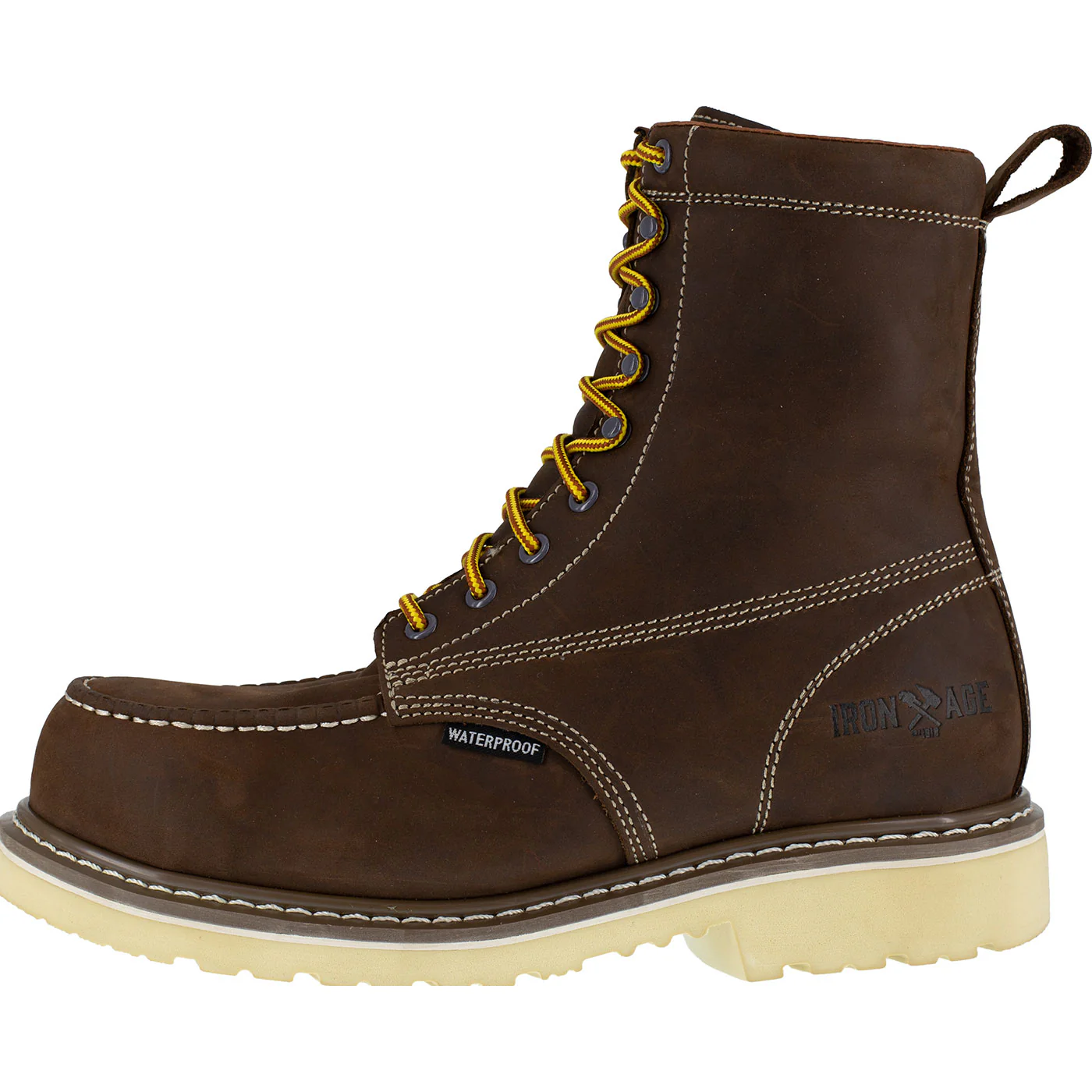 Iron Age Solidifier Men's Moc Composite Toe Electrical Hazard Waterproof Work Boot - Image 4