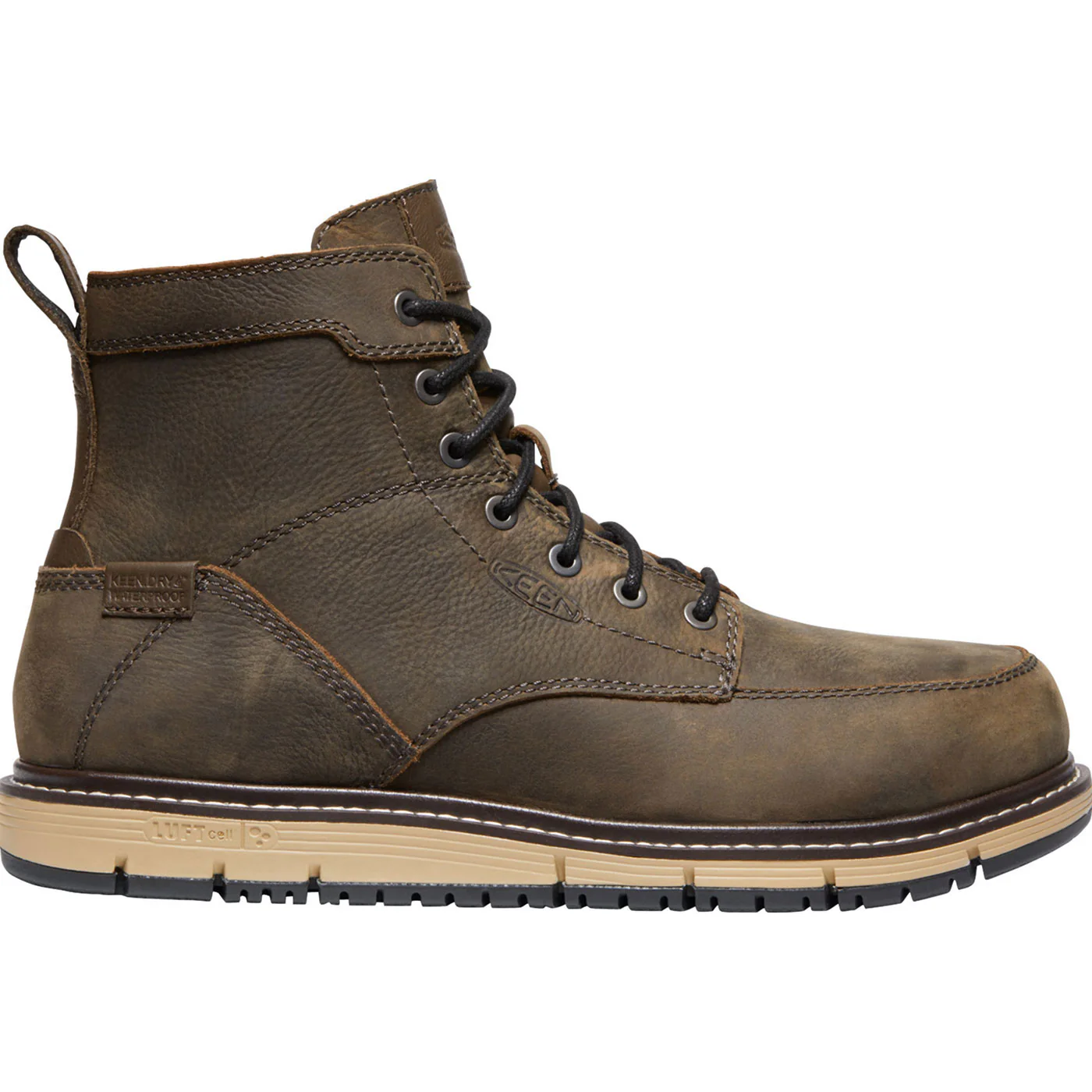 KEEN Utility San Jose Wedge Men's 6 inch Aluminum Toe Electrical Hazard Waterproof Work Boot - Image 2