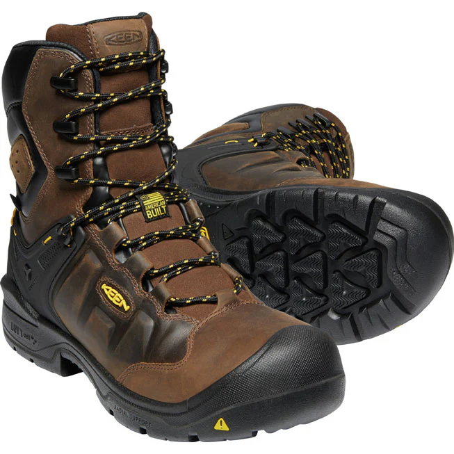 KEEN Utility® Dover Men's 8 Inch 600G Insulated Carbon-Fiber Toe Electrical Hazard Waterproof Work Boot - Image 4