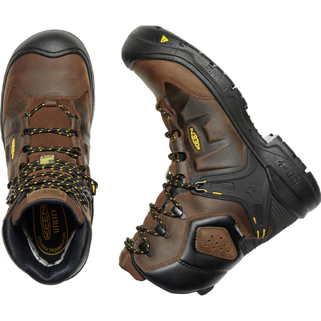 KEEN Utility® Dover Men's 8 Inch 600G Insulated Carbon-Fiber Toe Electrical Hazard Waterproof Work Boot - Image 6
