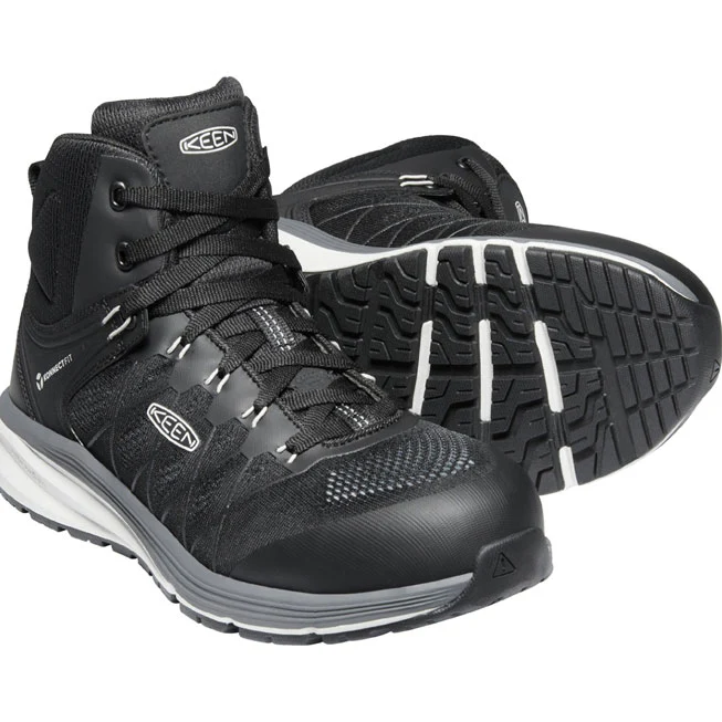 KEEN Utility® Vista Energy Mid Men's Carbon Fiber Toe Electrical Hazard Hi-Top Athletic Work Shoe - Image 4