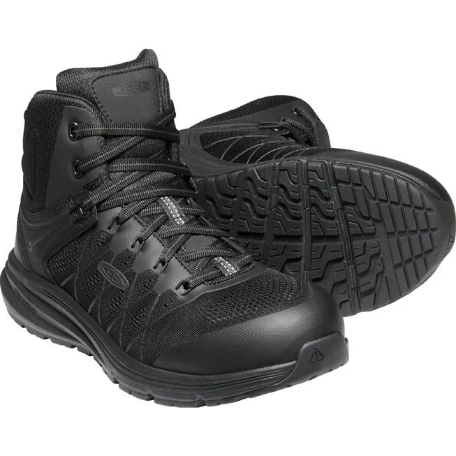 KEEN Utility® Vista Energy Mid Men's Carbon Fiber Toe Electrical Hazard Hi-Top Athletic Work Shoe - Image 3