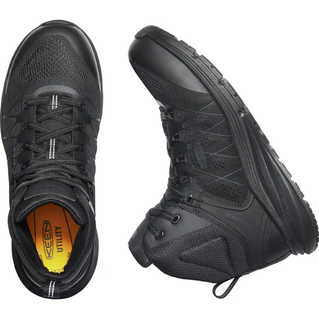 KEEN Utility® Vista Energy Mid Men's Carbon Fiber Toe Electrical Hazard Hi-Top Athletic Work Shoe - Image 4
