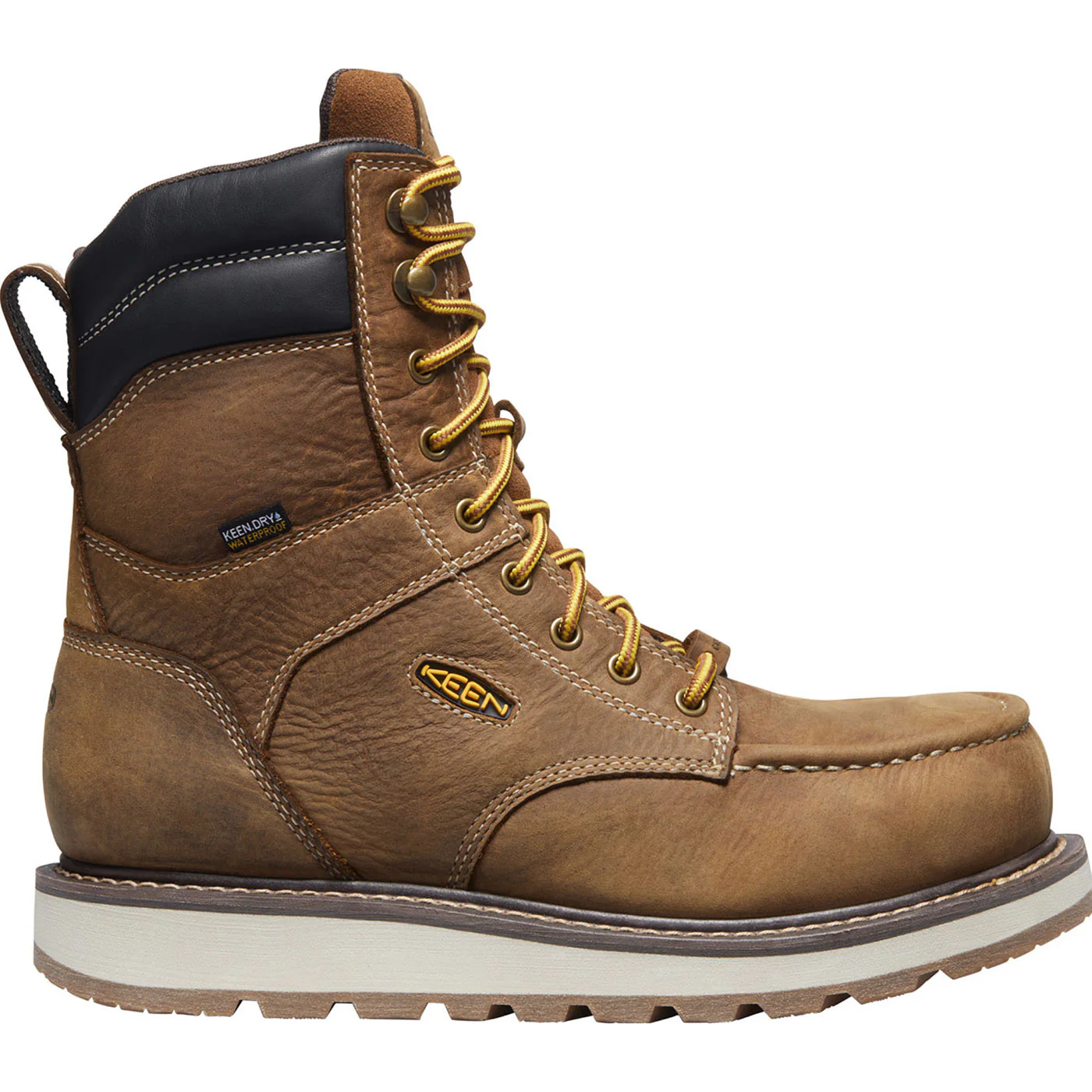 KEEN Utility® Cincinnati Wedge Men's 8-inch Carbon Fiber Toe Electrical Hazard Waterproof Work Boot - Image 2