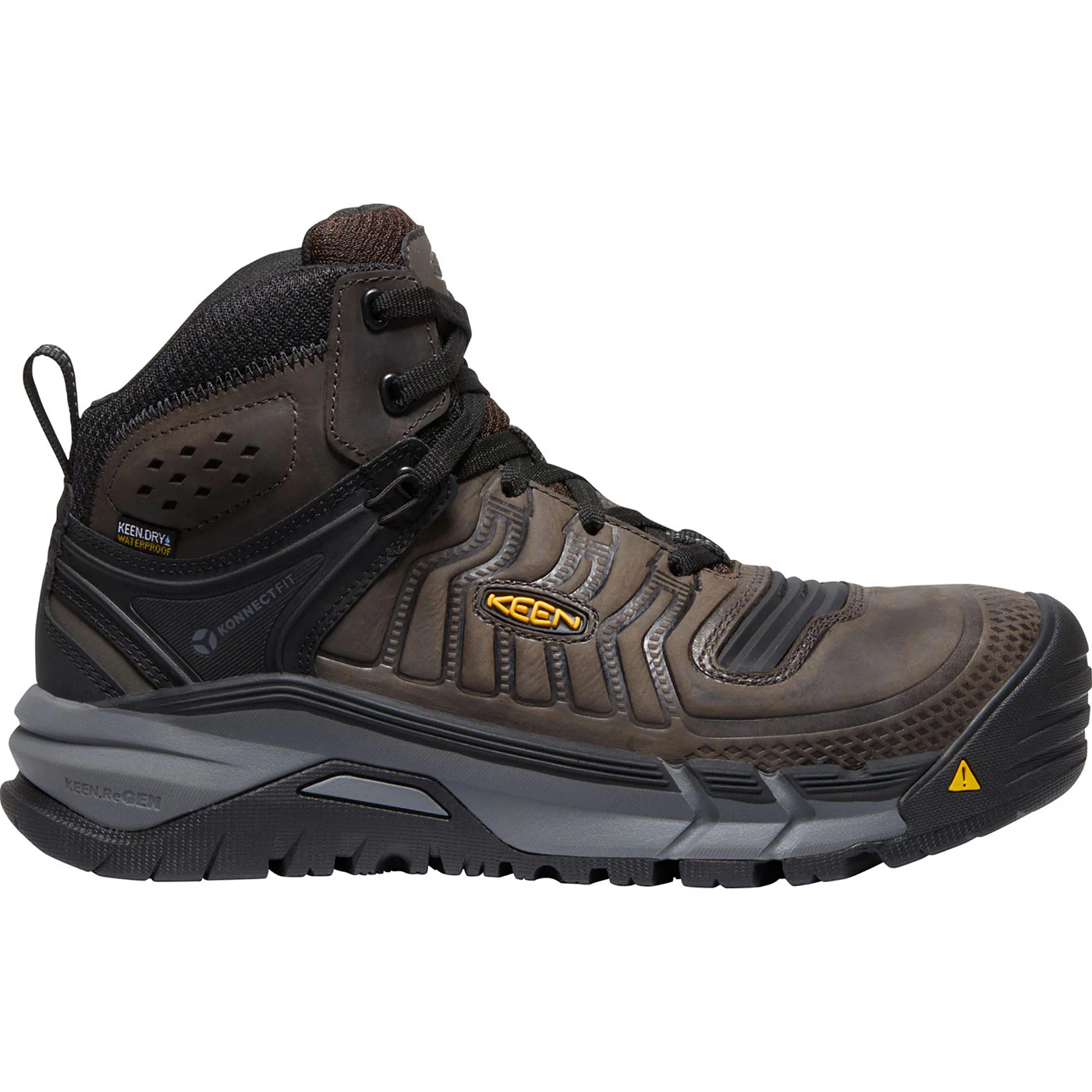 KEEN Utility Kansas City Mid Men's Carbon Fiber Toe Electrical Hazard Waterproof Hi-Top Athletic Work Shoe - Image 3