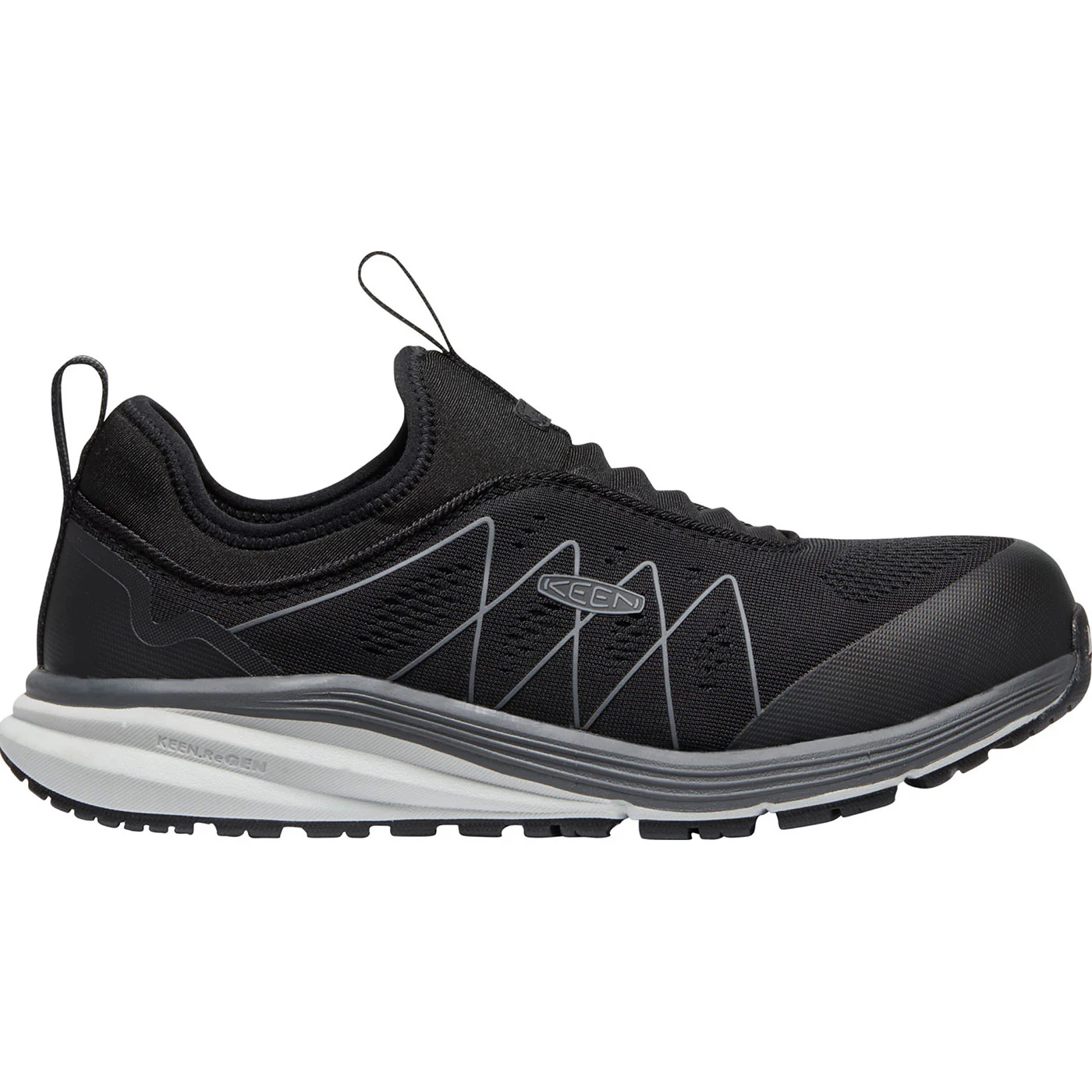 KEEN Utility® Vista Energy Shift Men's Carbon Fiber Toe Electrical Hazard Slip-On Athletic Work Shoe - Image 3