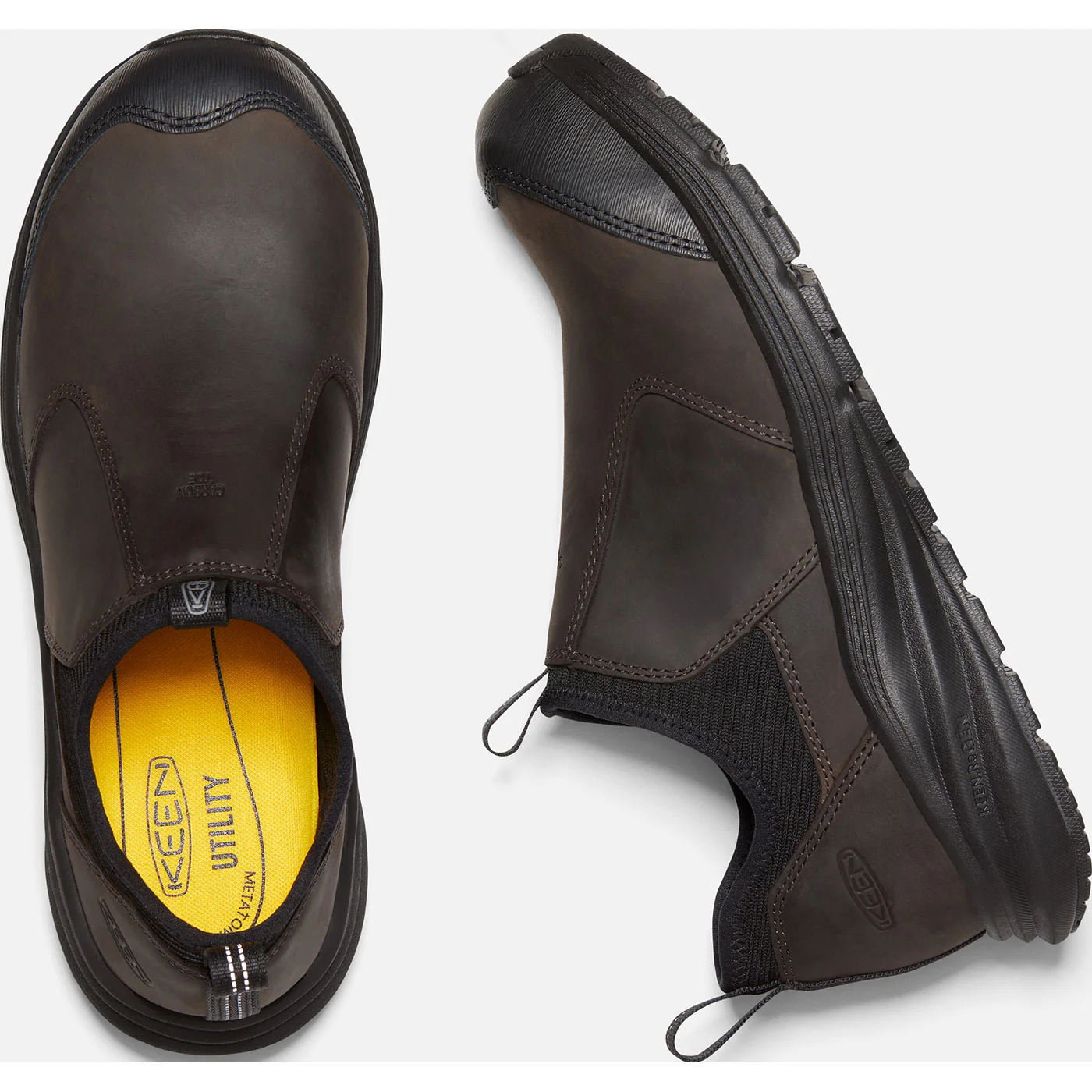 KEEN Utility® Vista Energy+ Shift Men's Carbon Fiber Toe Static-Dissipative Leather Slip-On Work Shoe - Image 6
