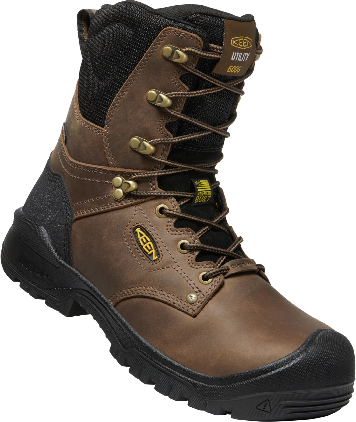 KEEN Utility Independence Men's 8-inch Carbon Fiber Toe 600G Insulated Waterproof Work Boot