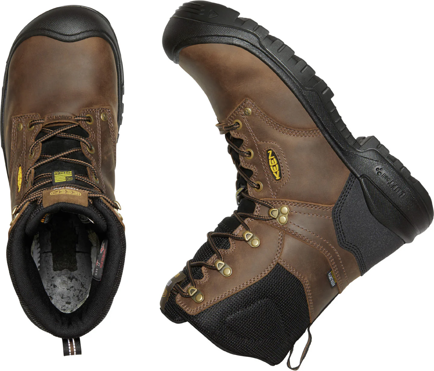 KEEN Utility Independence Men's 8-inch Carbon Fiber Toe 600G Insulated Waterproof Work Boot - Image 5