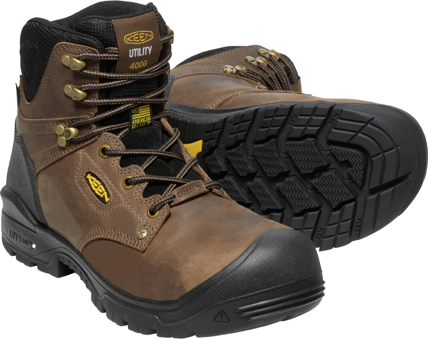 KEEN Utility Independence Men's Carbon Fiber Toe 400G Insulated Waterproof Work Boot - Image 4