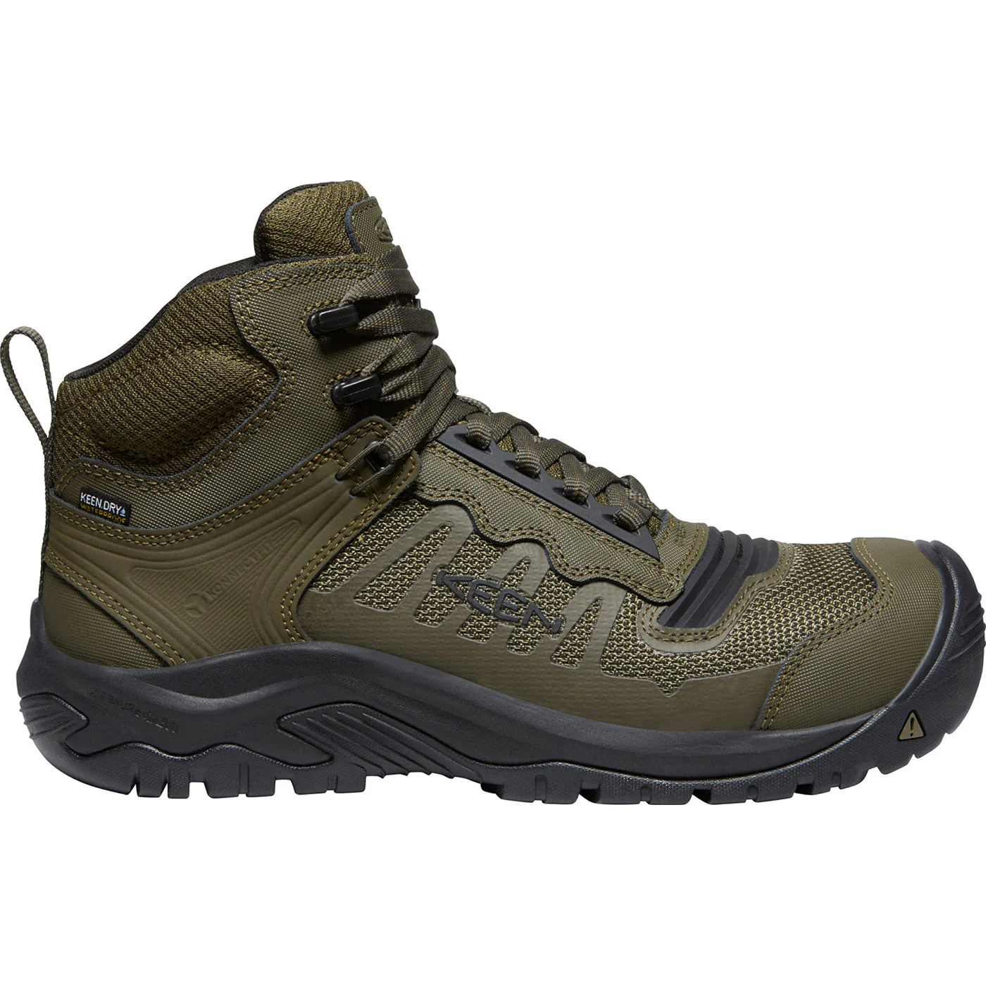 KEEN Utility Reno Mid Men's Carbon Fiber Toe Electrical Hazard Waterproof Hi-Top Athletic Work Boot - Image 3