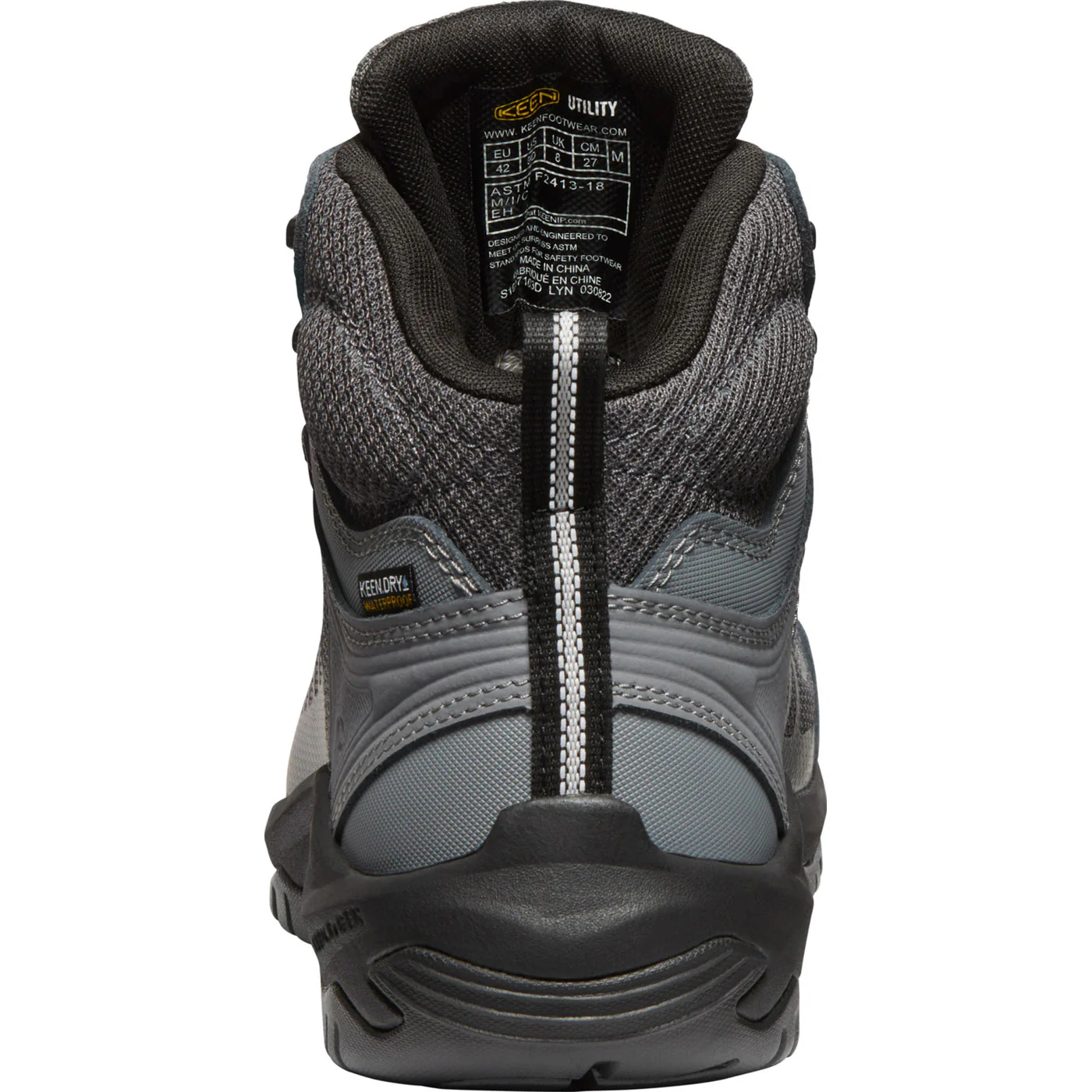 KEEN Utility Reno Mid Men's Carbon Fiber Toe Electrical Hazard Waterproof Hi-Top Athletic Work Boot - Image 4