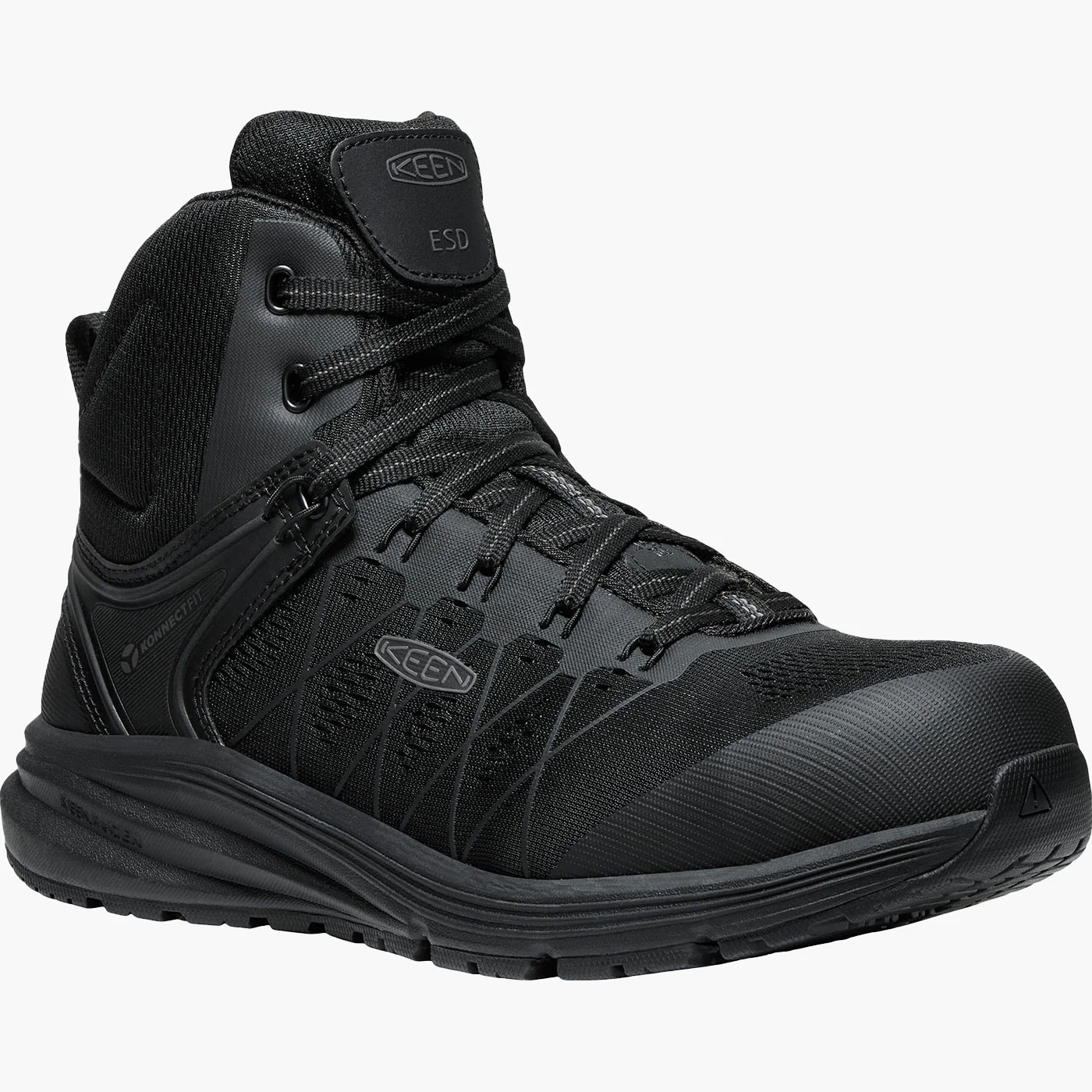 KEEN Utility® Vista Energy Mid Men's Carbon Fiber Toe Static-Dissipative Hi-Top Athletic Work Shoe