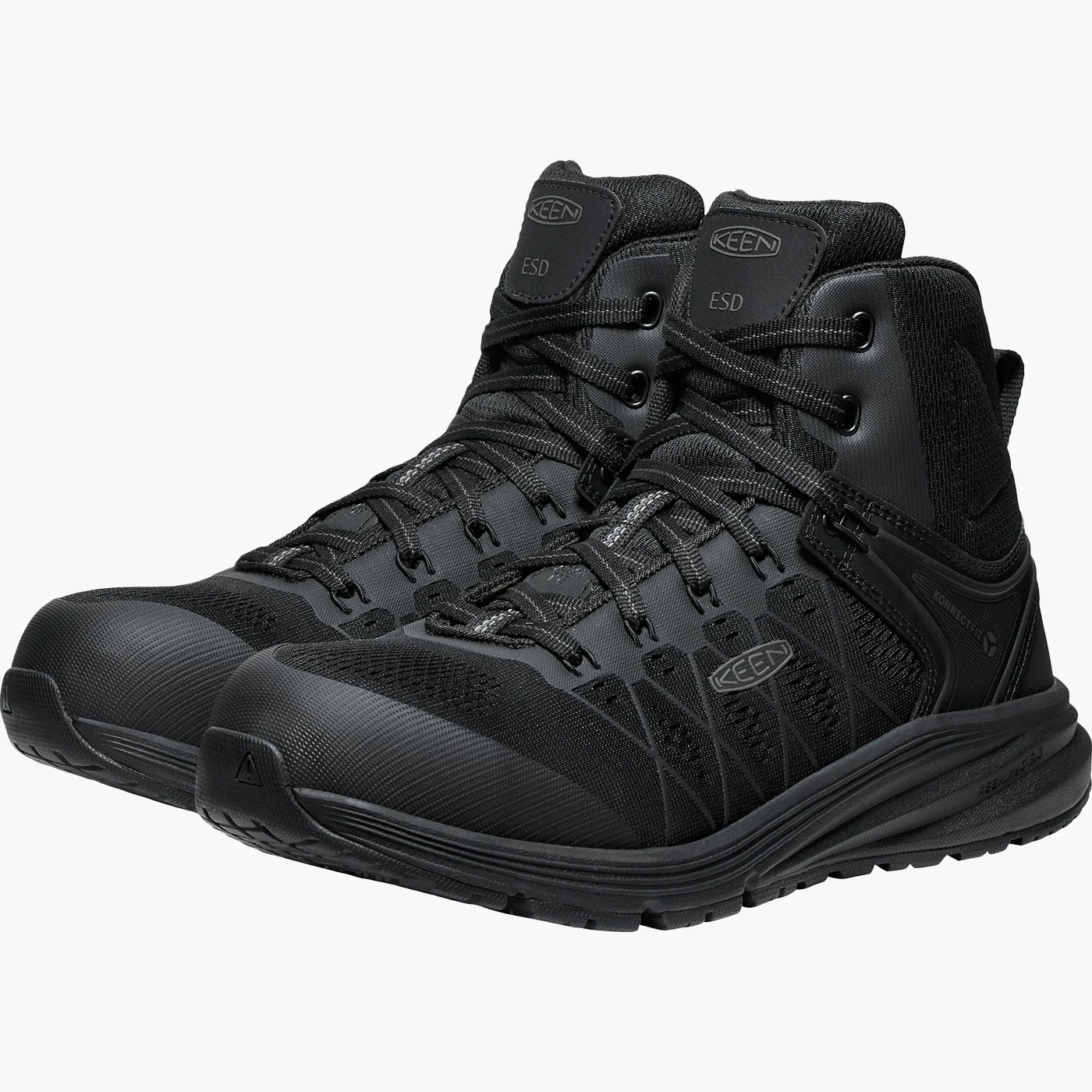 KEEN Utility® Vista Energy Mid Men's Carbon Fiber Toe Static-Dissipative Hi-Top Athletic Work Shoe - Image 5