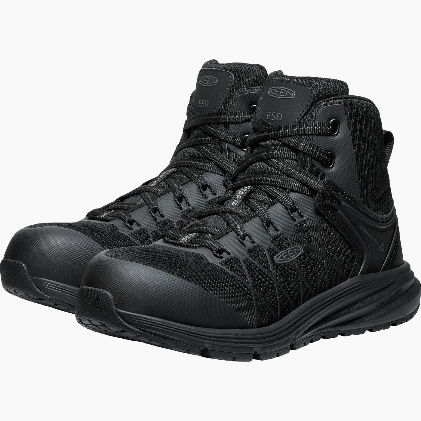 KEEN Utility® Vista Energy Mid Women's Carbon Fiber Toe Static-Dissipative Hi-Top Athletic Work Shoe - Image 5