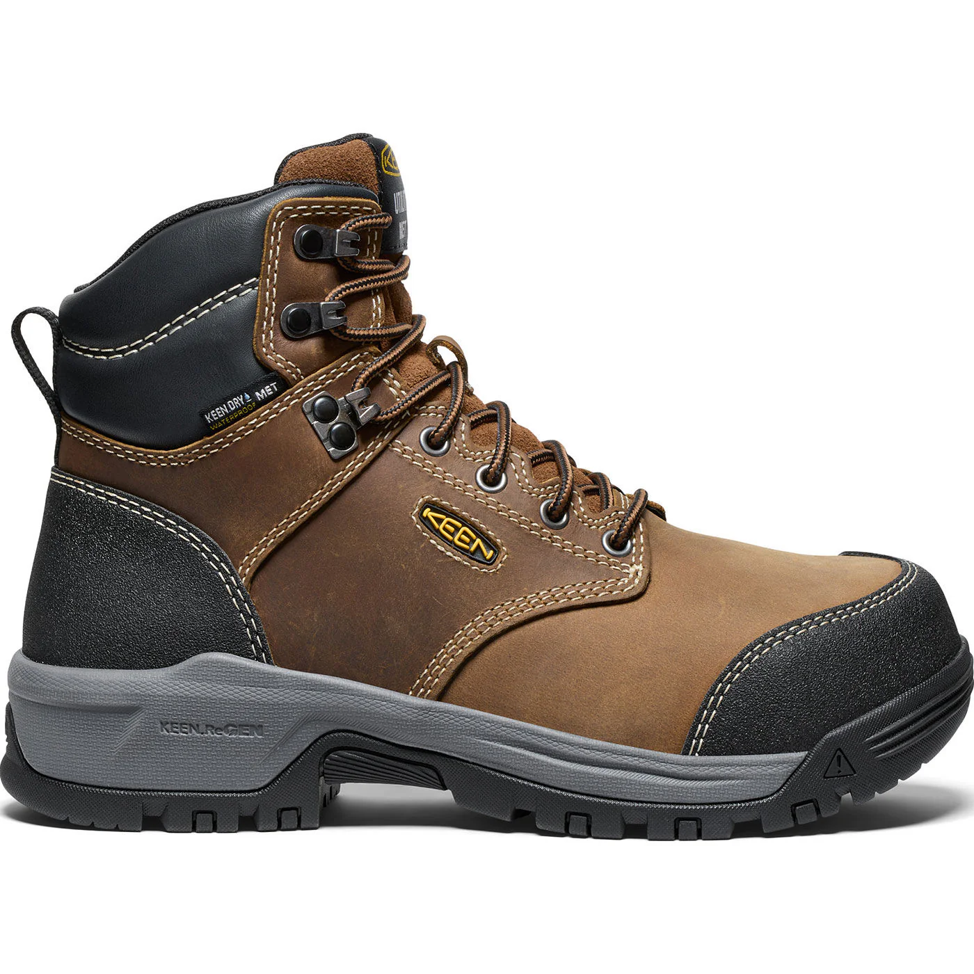 KEEN Utility® Evanston Women's Internal Met Carbon Toe Electrical Hazard Waterproof Work Boot - Image 3