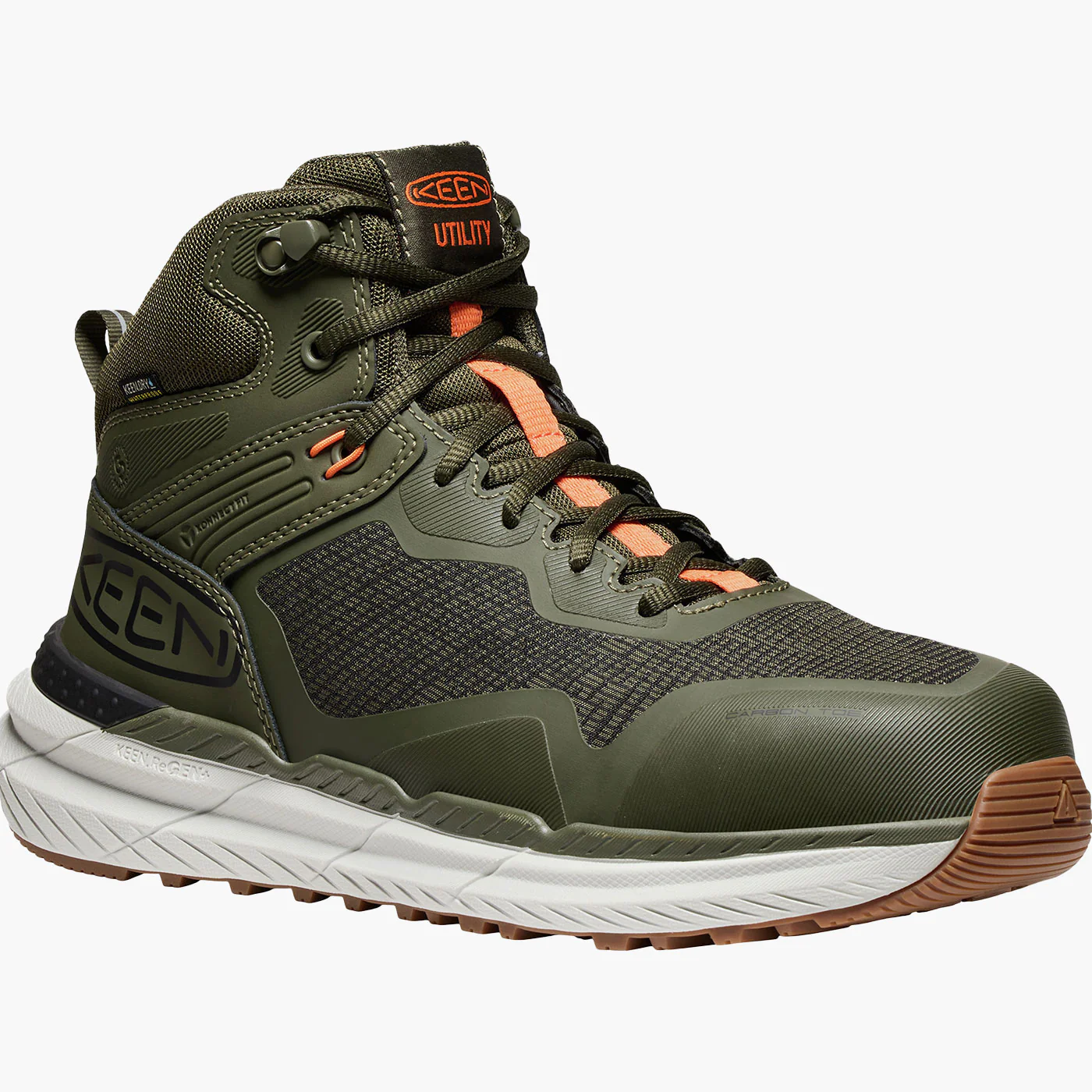 KEEN Utility Synchro Men's 5-inch Carbon Nano Toe Electrical Hazard Waterproof Work Boot