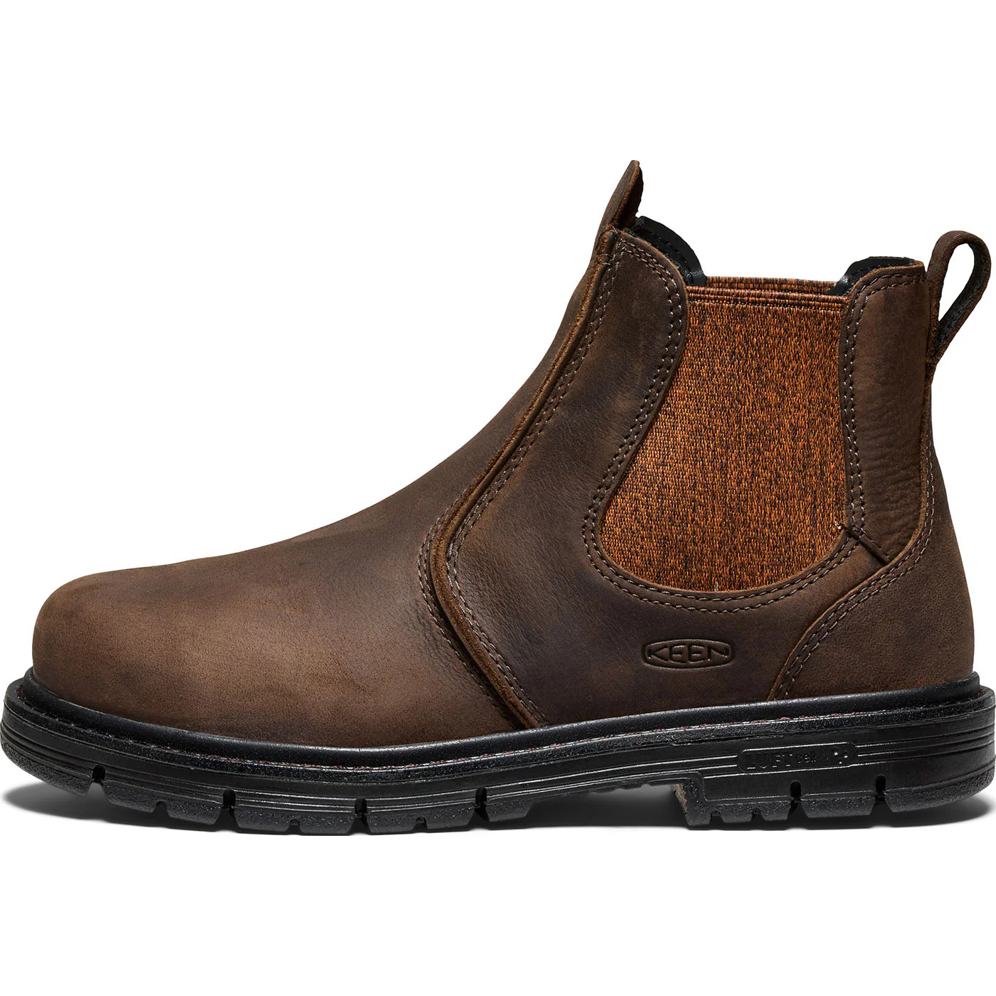 KEEN Utility San Jose 90 Women's 6 inch Aluminum Toe Electrical Hazard Waterproof Chelsea Pull-On Work Boot - Image 3
