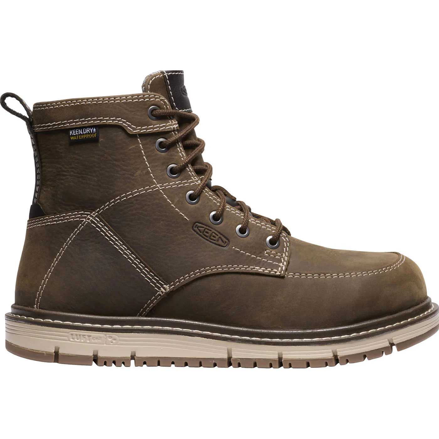 KEEN Utility San Jose Wedge Women's 6 inch Aluminum Toe Electrical Hazard Waterproof Work Boot - Image 2