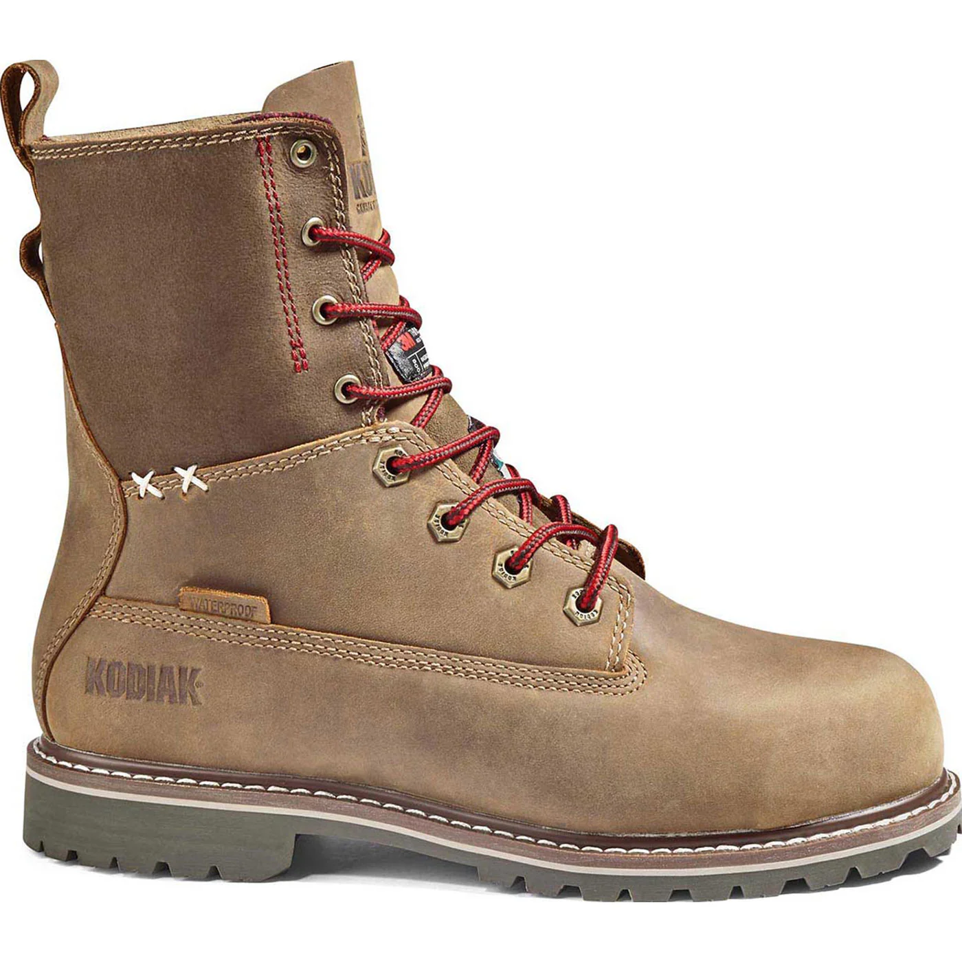 Kodiak Bralorne Women's 8-inch CSA Composite Toe Puncture-Resisting Insulated Waterproof Work Boot - Image 3