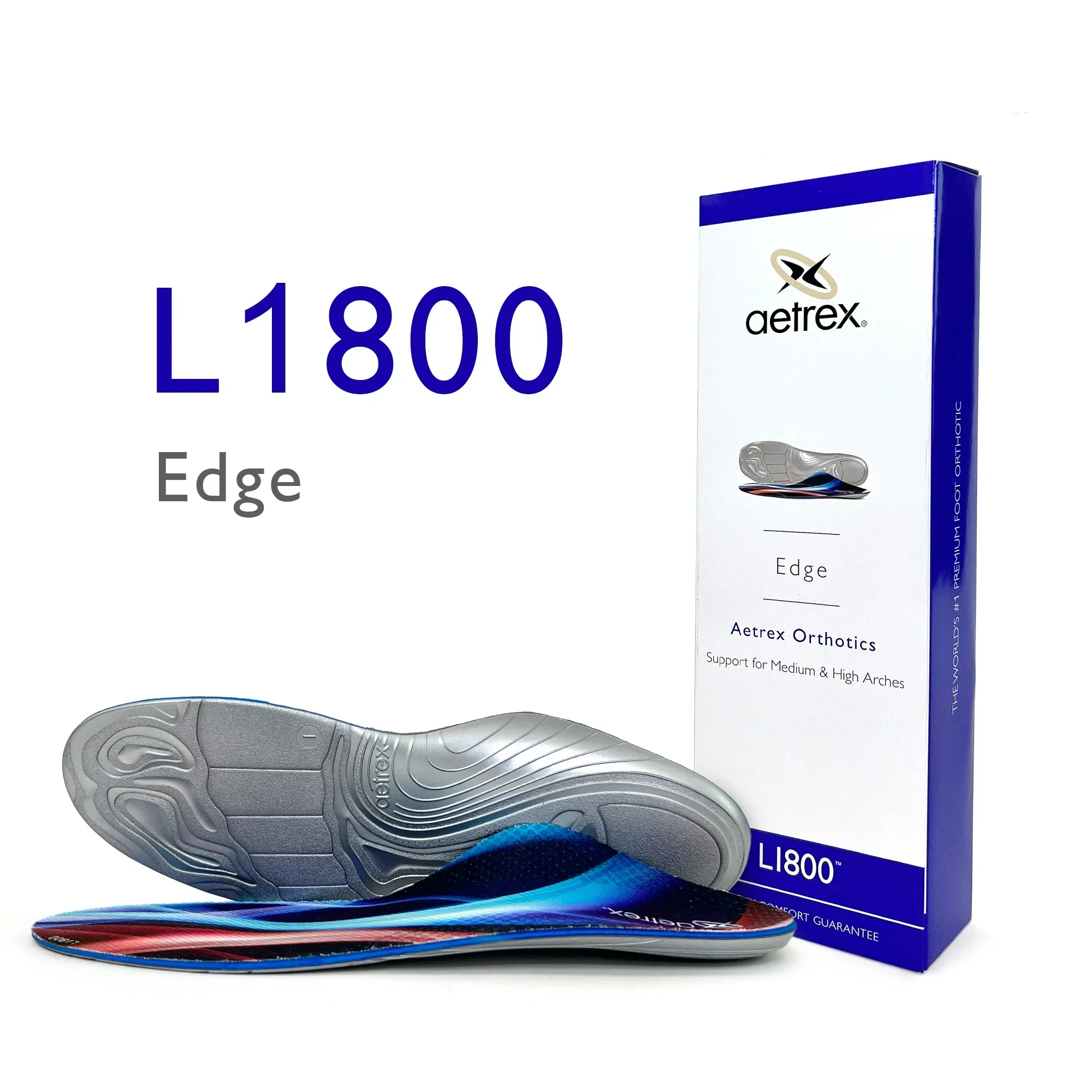 Aetrex Unisex Edge Medium/High Arch Orthotic