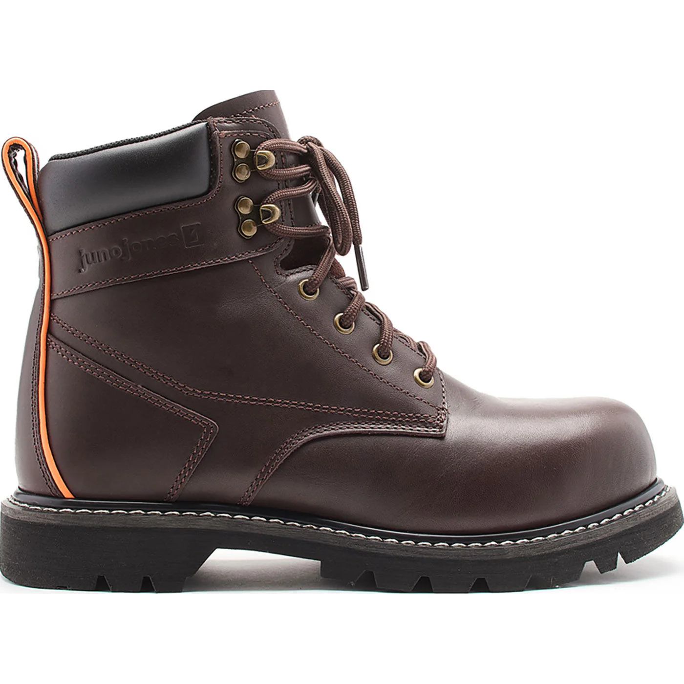 Juno Jones Classic Men's 6-inch Composite Toe Puncture-Resisting Waterproof Leather Work Boot - Image 3