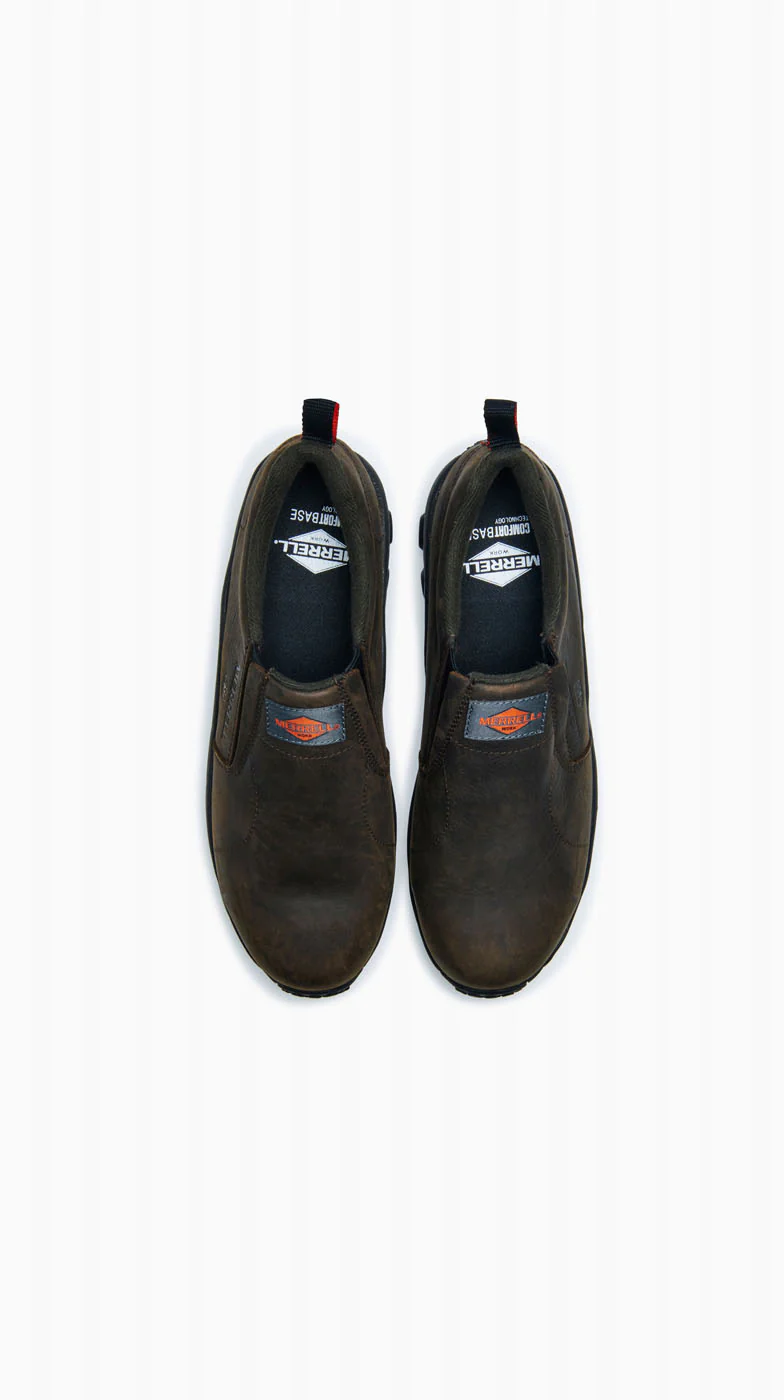 Merrell Jungle Moc Men's Composite Toe Static-Dissipative Leather Slip-On Oxford - Image 4