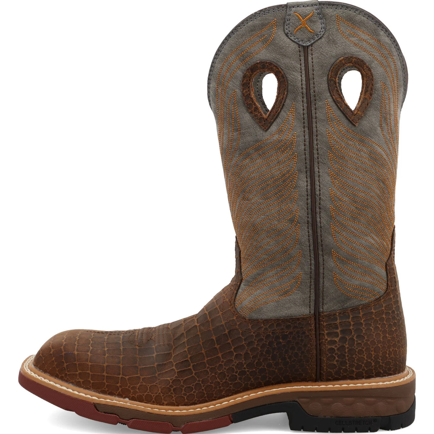 Twisted X Men's 12-Inch Carbon Nano Toe Electrical Hazard Western Work Boot - Image 6