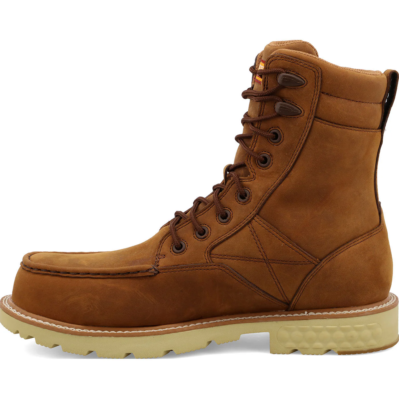 Twisted X Men's 8-Inch Moc Nano Toe Electrical Hazard Waterproof Leather Work Boot - Image 6