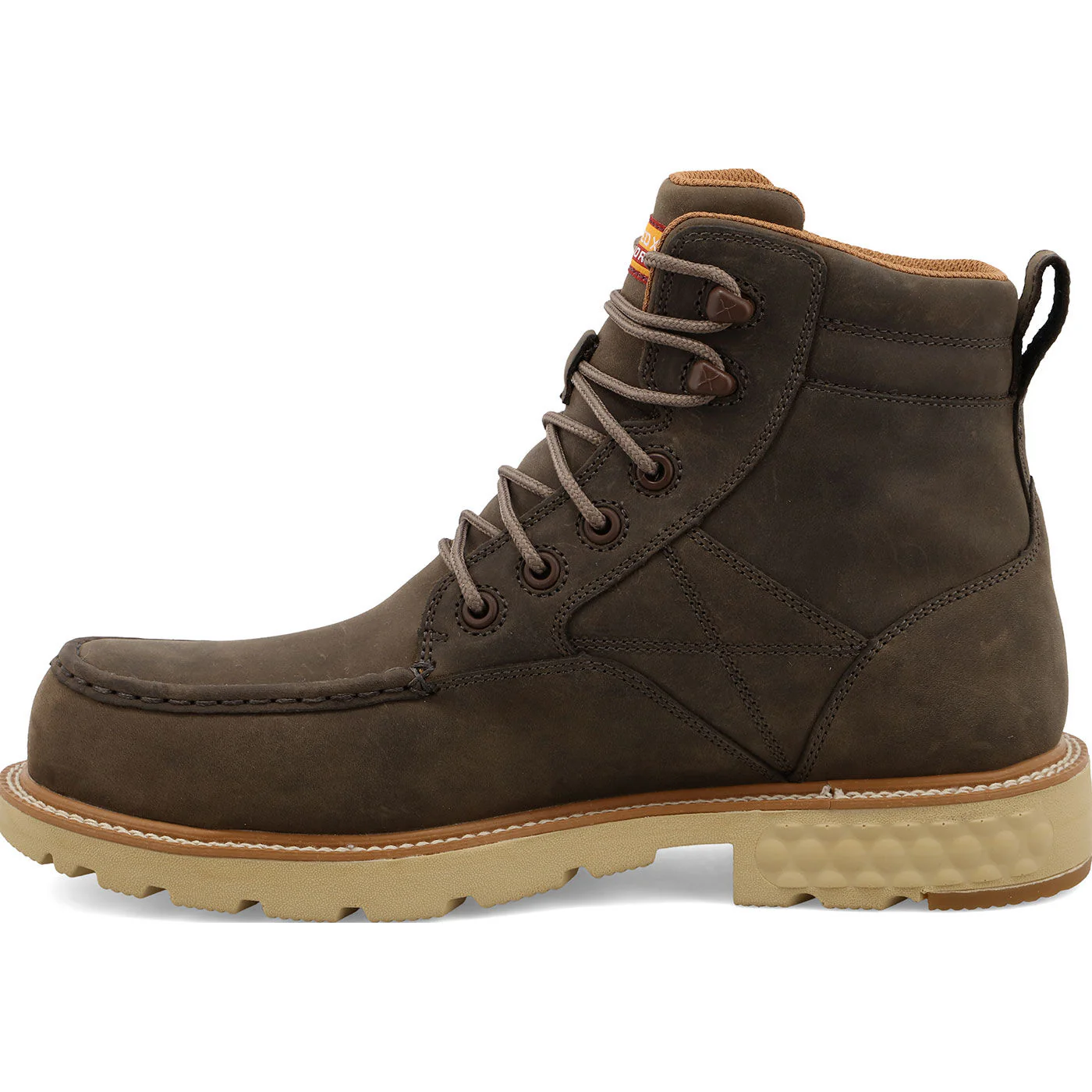Twisted X Men's 6-Inch Moc Nano Toe Electrical Hazard Waterproof Leather Work Boot - Image 6