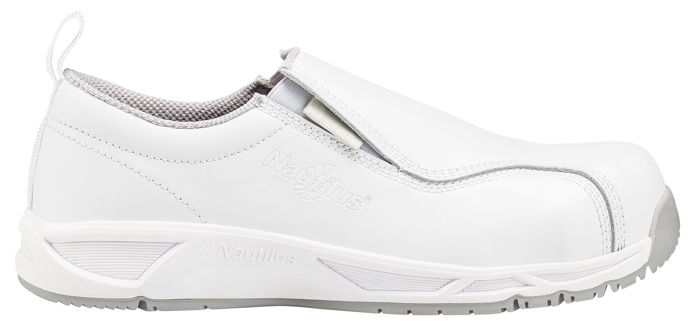 Nautilus ESD Women's Carbon Toe Static Dissipative Non-Metallic Leather Slip On Work Shoe - Image 3