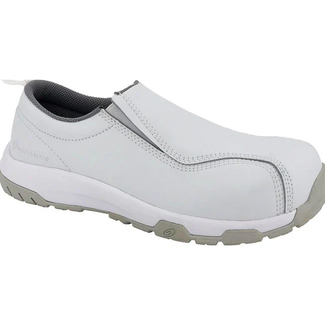 Nautilus ESD Women's Carbon Toe Static-Dissipative Leather Slip-On Work Shoe