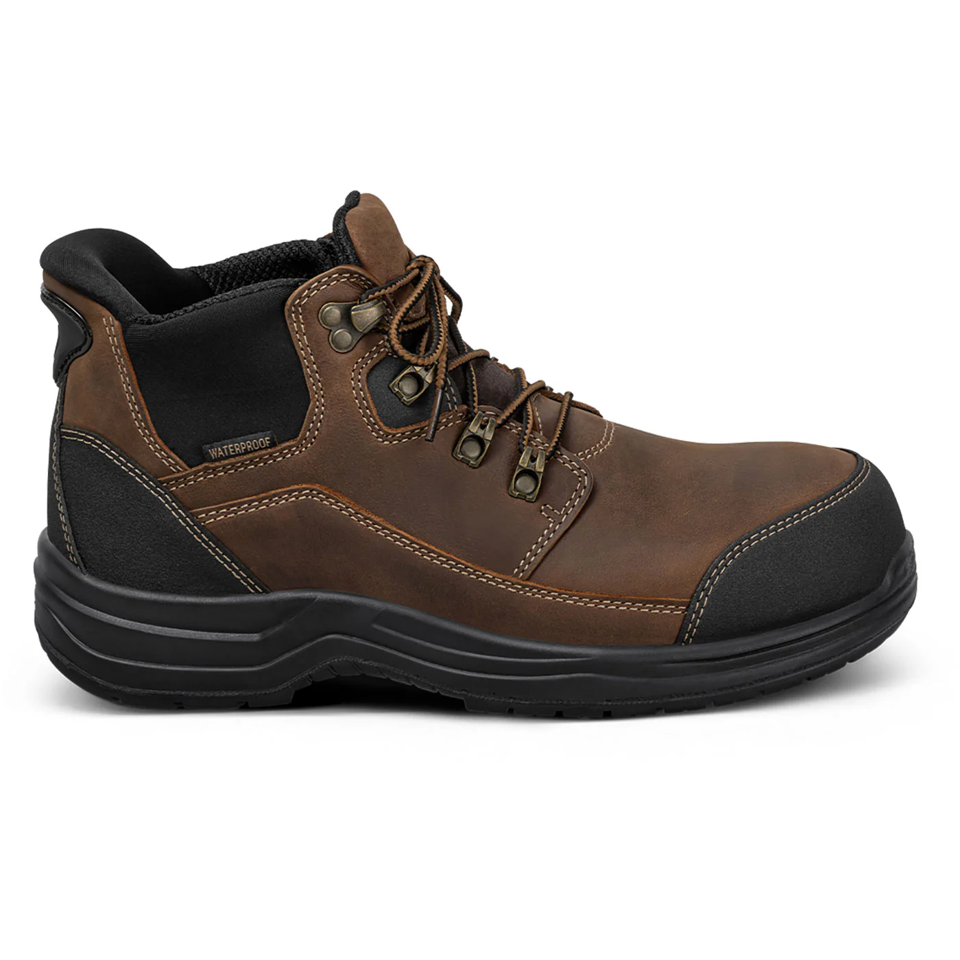 OrthoFeet Graphite Men's 6-inch Composite Toe Electrical Hazard Work Boot - Image 2