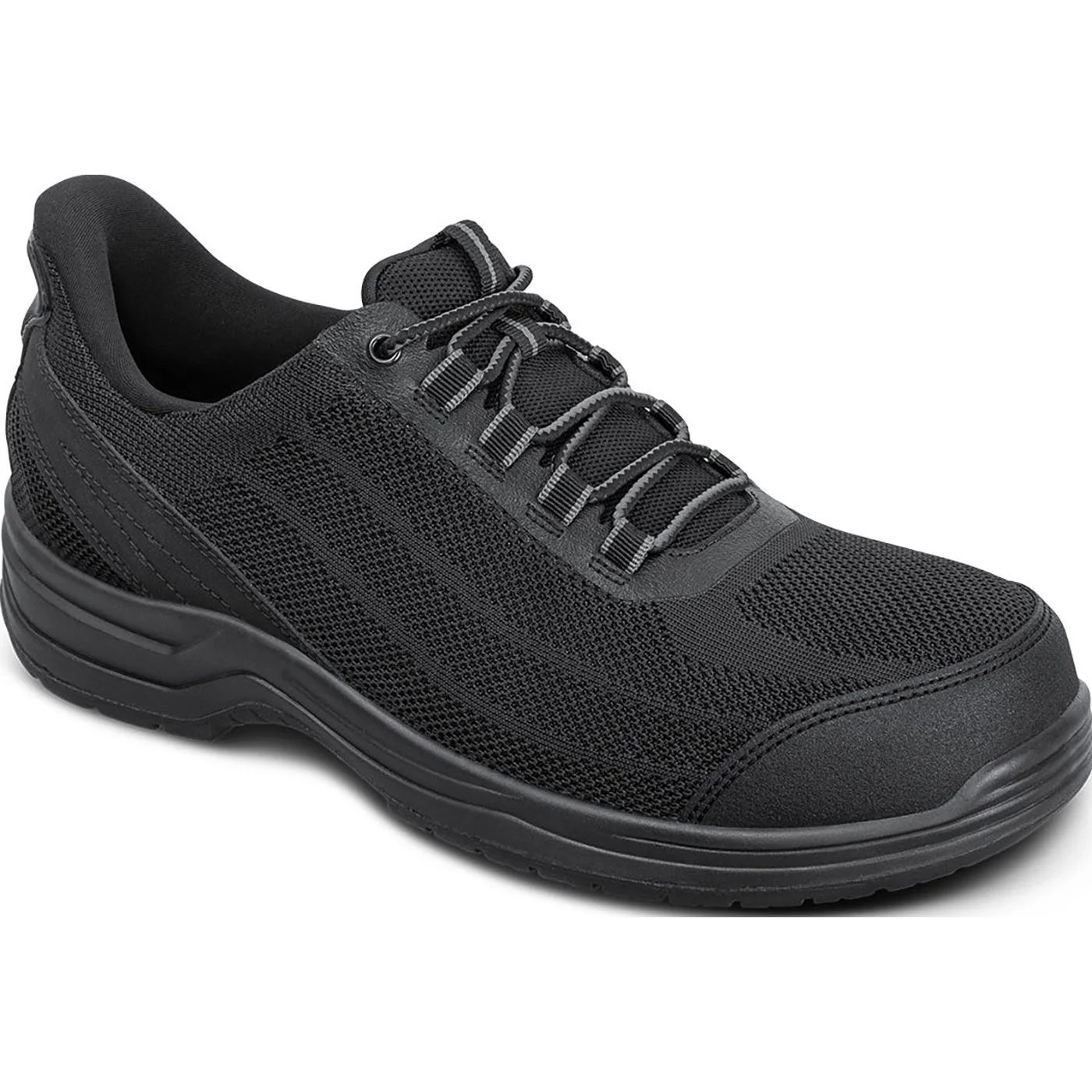 OrthoFeet Onyx Hands-Free Men's Composite Toe Electrical Hazard Slip-Resisting Athletic Work Shoe