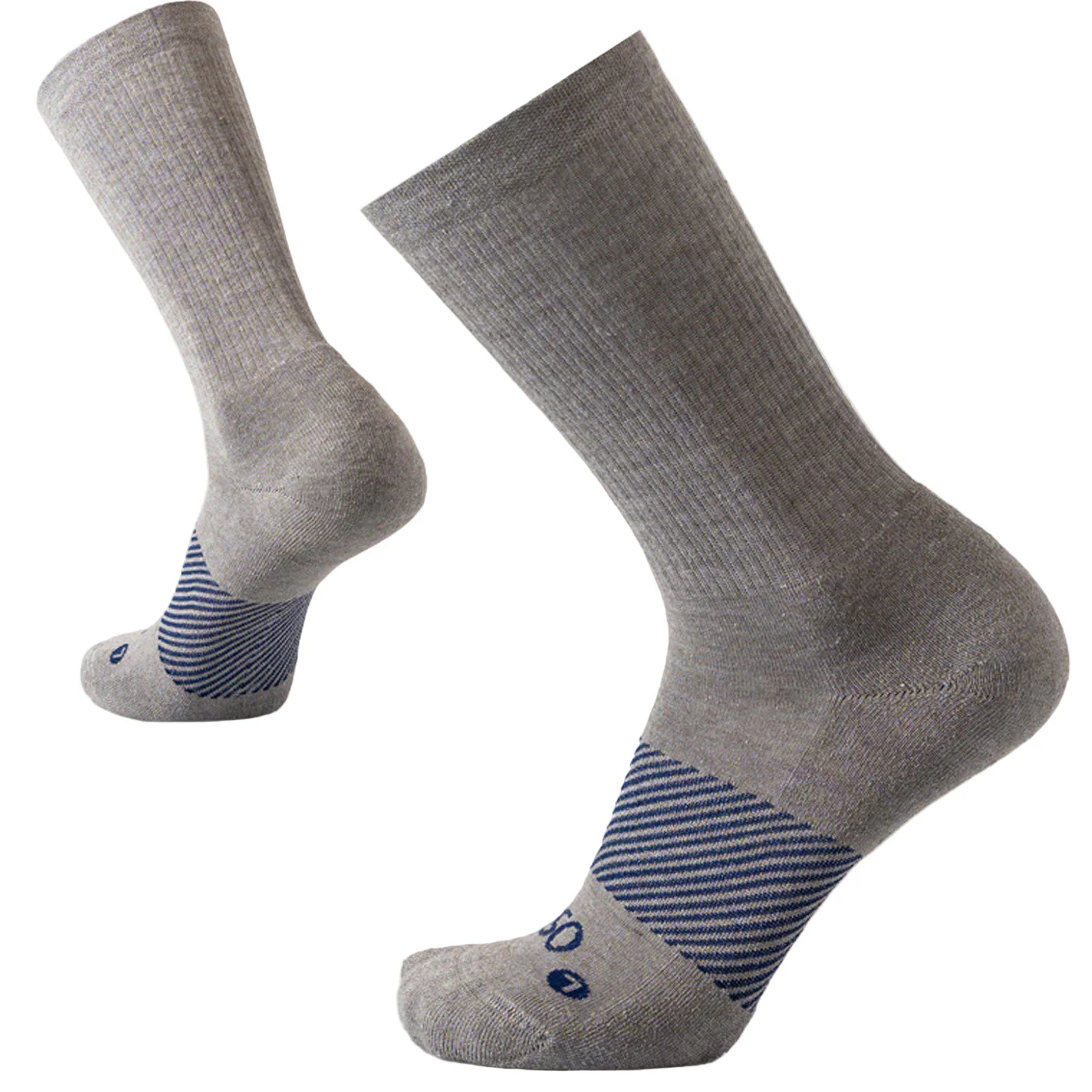 OS1st Wicked Comfort Merino Unisex Grey Crew Socks - Image 2