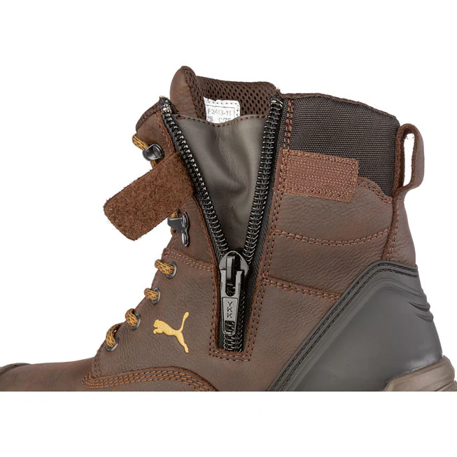 Puma Safety Conquest CTX Men's 7 inch Composite Toe Electrical Hazard Waterproof Side Zip Work Boot - Image 3
