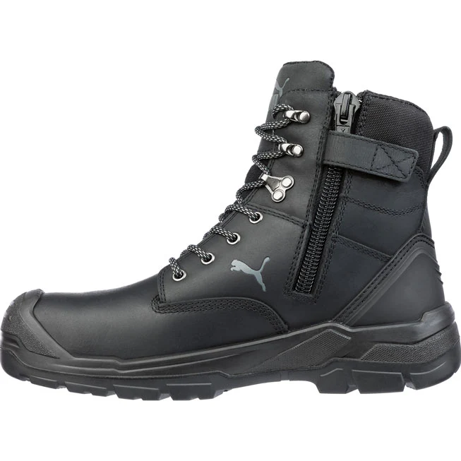 Puma Safety Conquest CTX Men's 7 inch Composite Toe Electrical Hazard Waterproof Side Zip Work Boot - Image 5