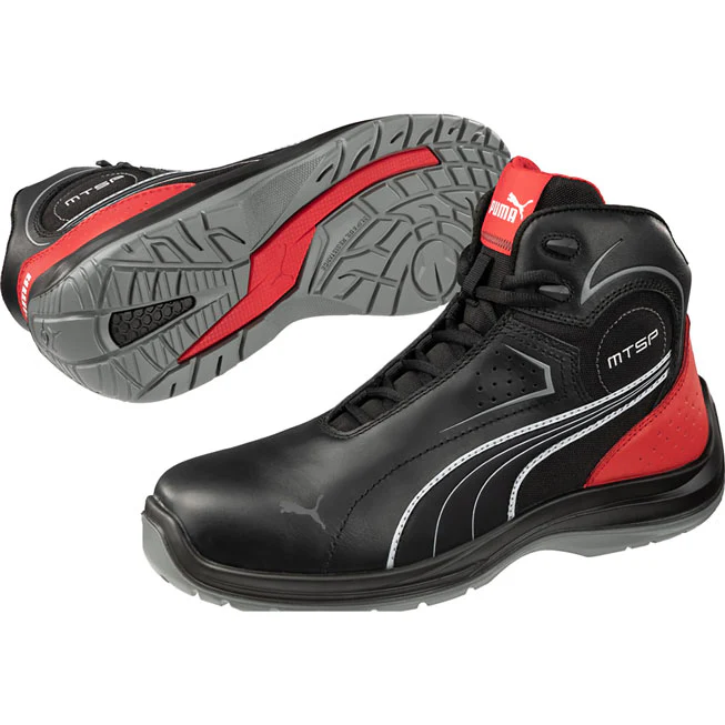 Puma Safety Moto Protect Touring Mid Men's 6 inch Composite Toe Electrical Hazard Work Athletic - Image 4