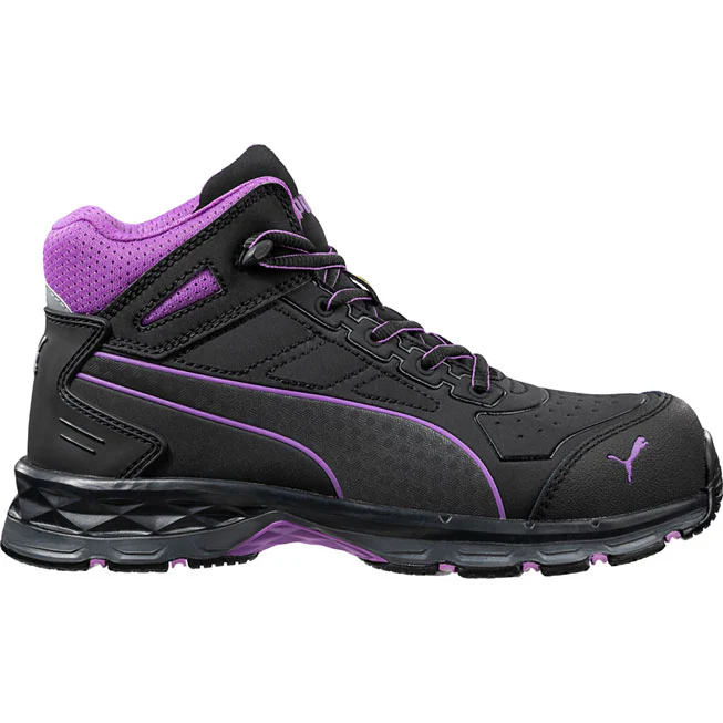 Puma Safety Motion Protect Stepper 2.0 Mid Women's Fiberglass Toe Electrical Hazard Athletic Hi-Top Work Shoe - Image 3