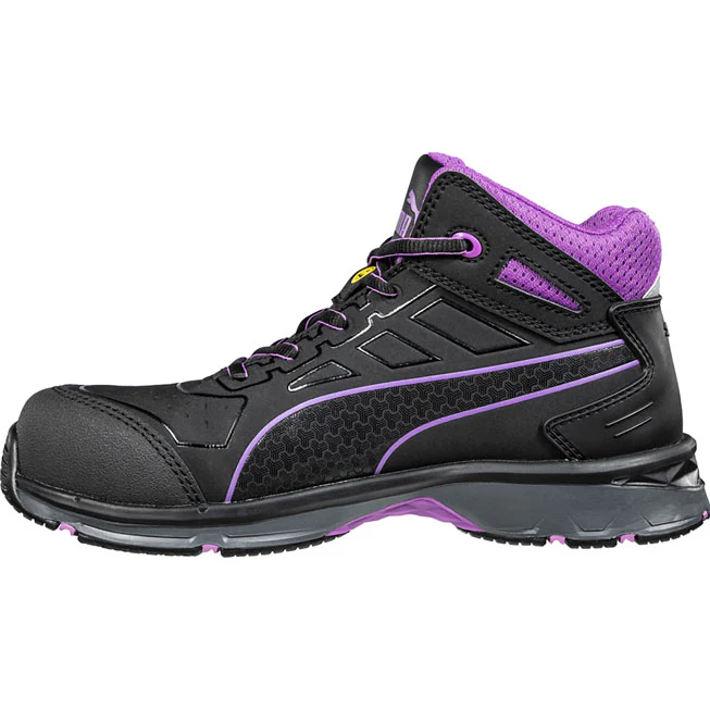 Puma Safety Motion Protect Stepper 2.0 Mid Women's Fiberglass Toe Electrical Hazard Athletic Hi-Top Work Shoe - Image 6