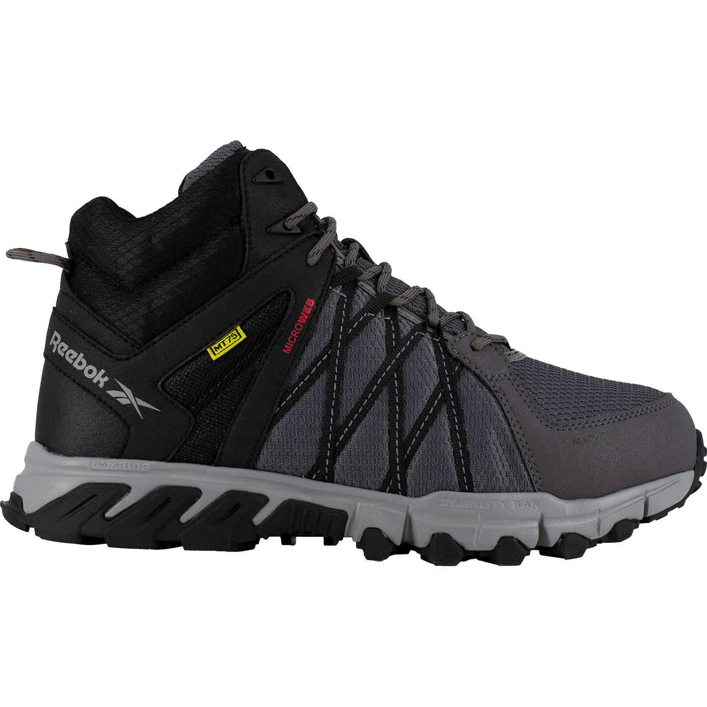 Reebok Trailgrip Work Men's Internal Metatarsal Alloy Toe Electrical Hazard Mid Athletic Shoe - Image 3
