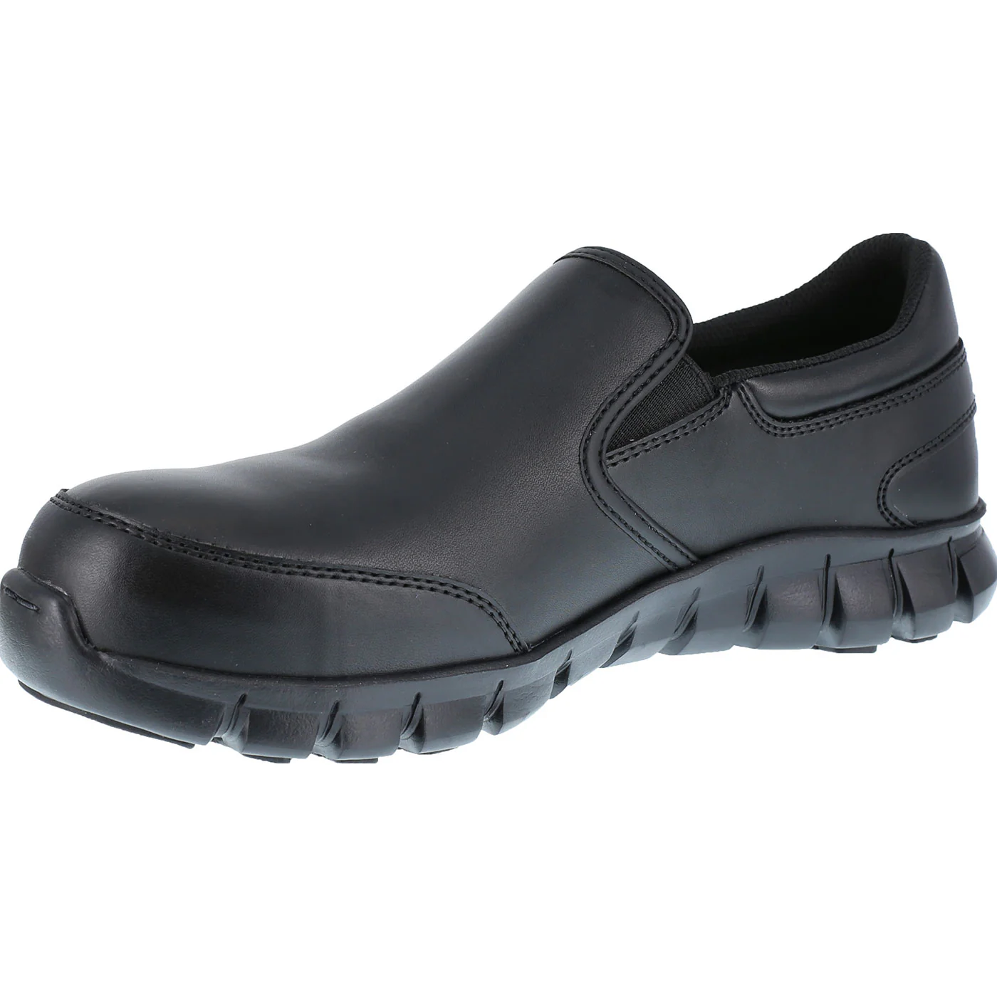 Reebok Sublite Cushion Work Men's Composite Toe Static Dissipative Slip-On Oxford Shoe - Image 4