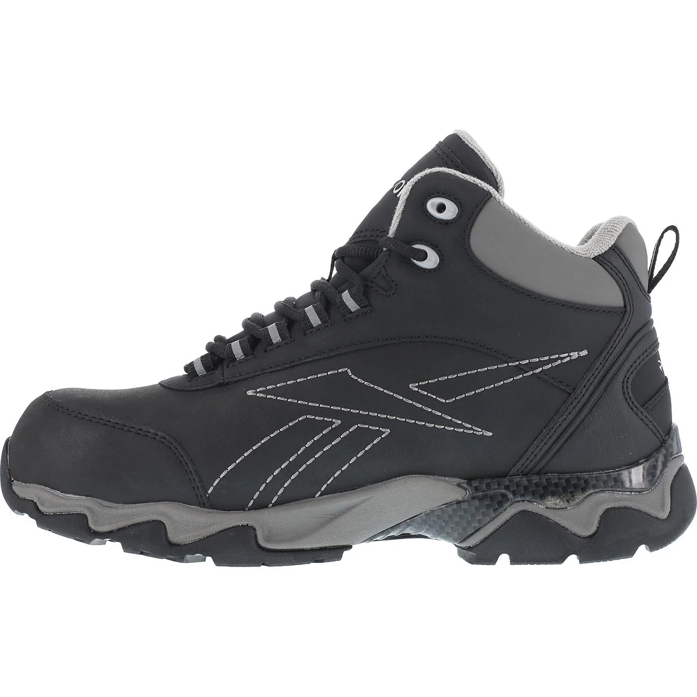 Reebok Beamer Men's Composite Toe Internal Metatarsal Guard Waterproof Black Work Hiker - Image 4