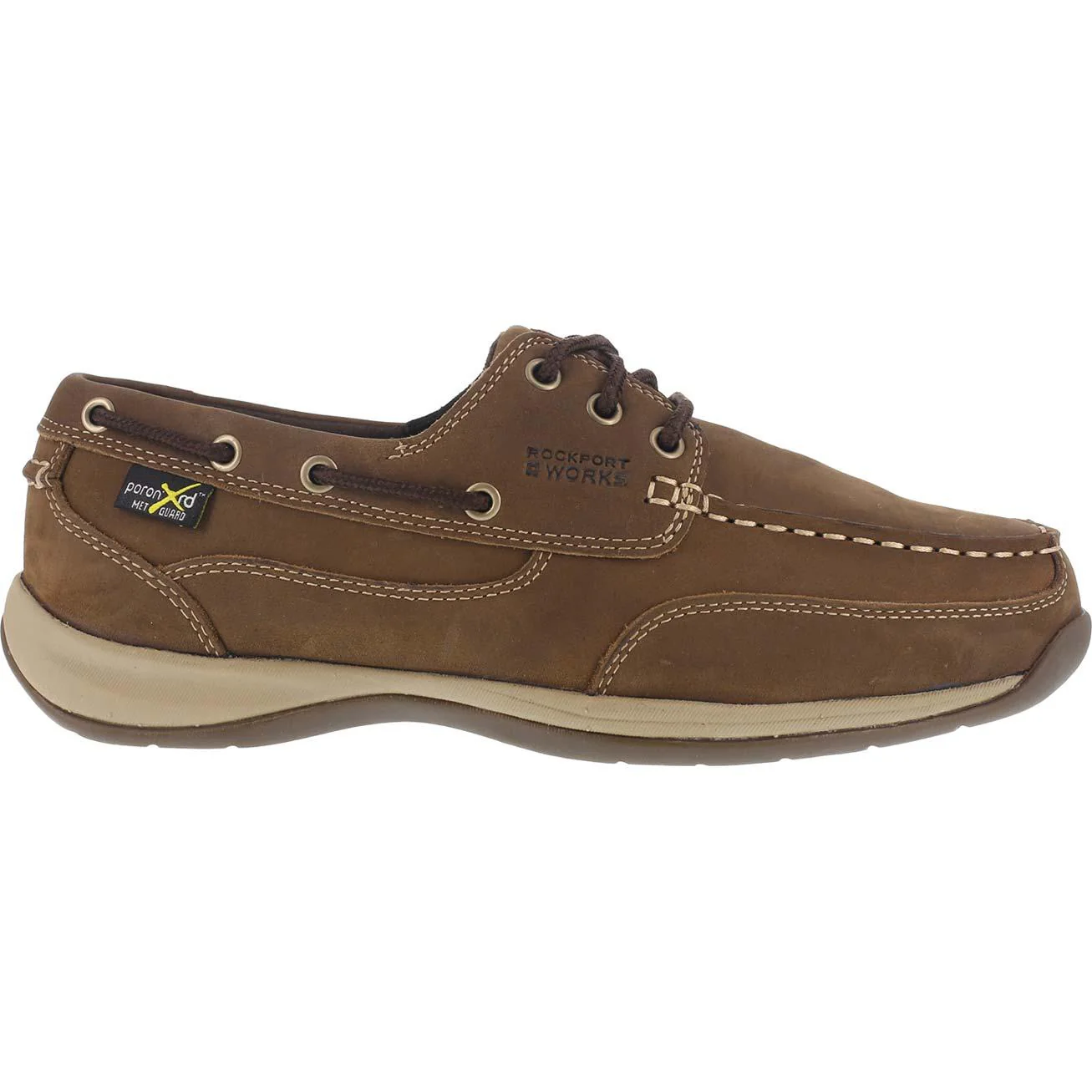 Rockport Works Sailing Club Women's Steel Toe Internal Met Guard Boat Shoe - Image 3