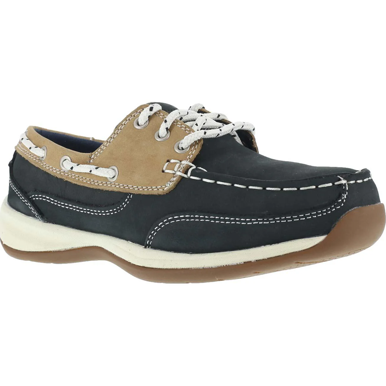 Rockport Works Sailing Club Women's Steel Toe Work Boat Shoe